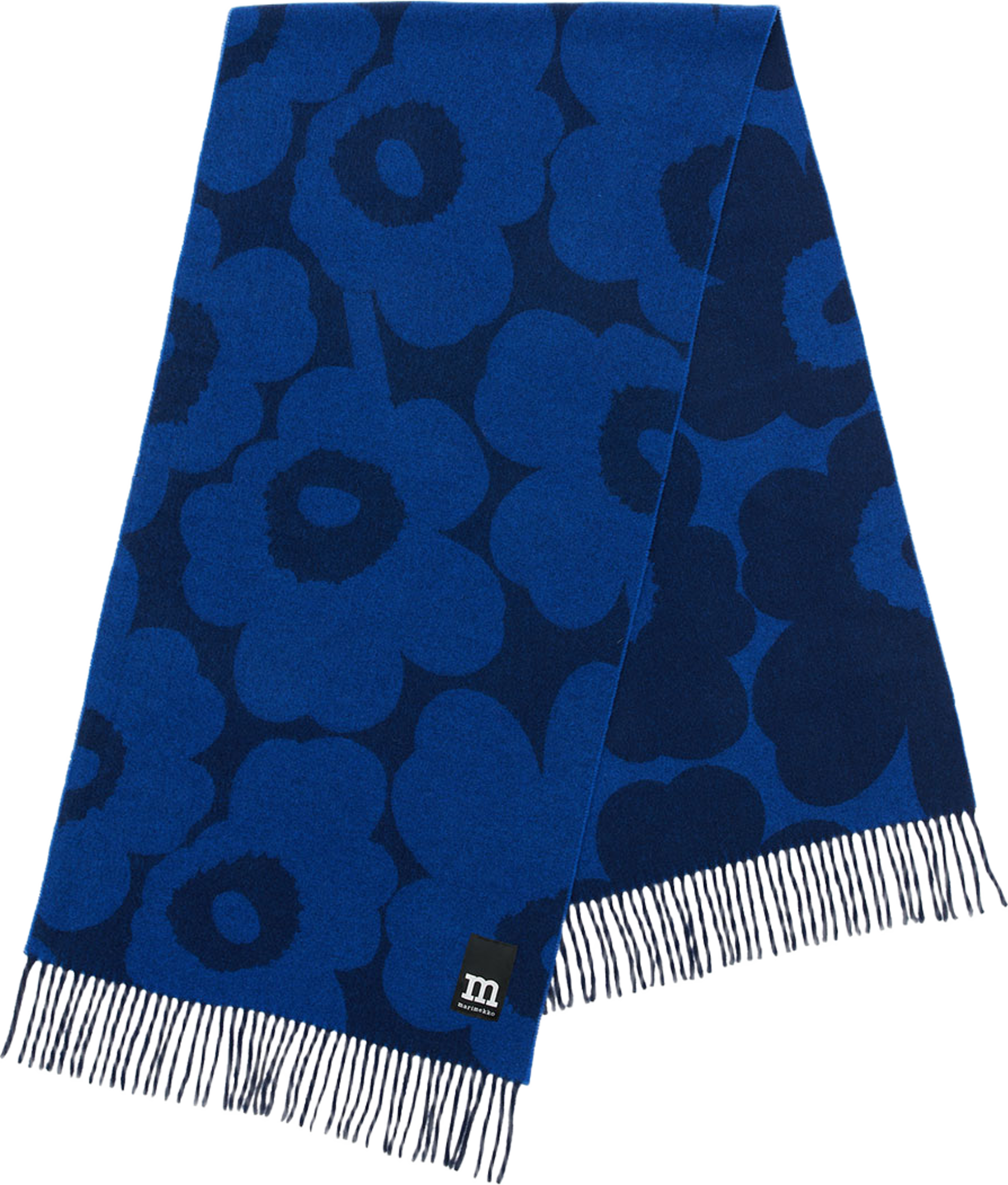 Identtinen Unikko, från Marimekko, i färgen Blue, Dark Blue. Klicka för att öppna bilden i stort format
