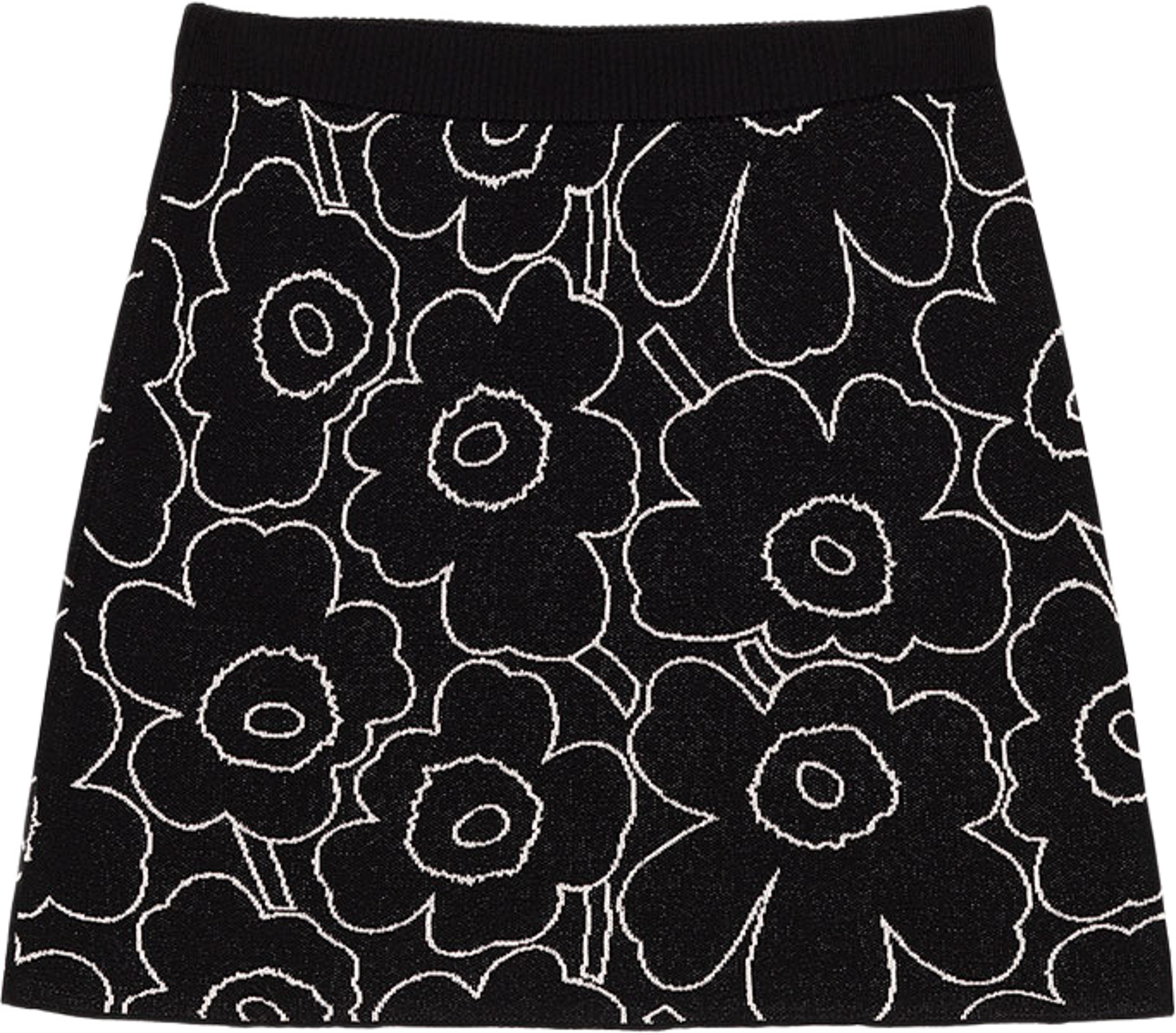 Vapaus Piirto Unikko, från Marimekko, i färgen Black, Off White. Klicka för att öppna bilden i stort format