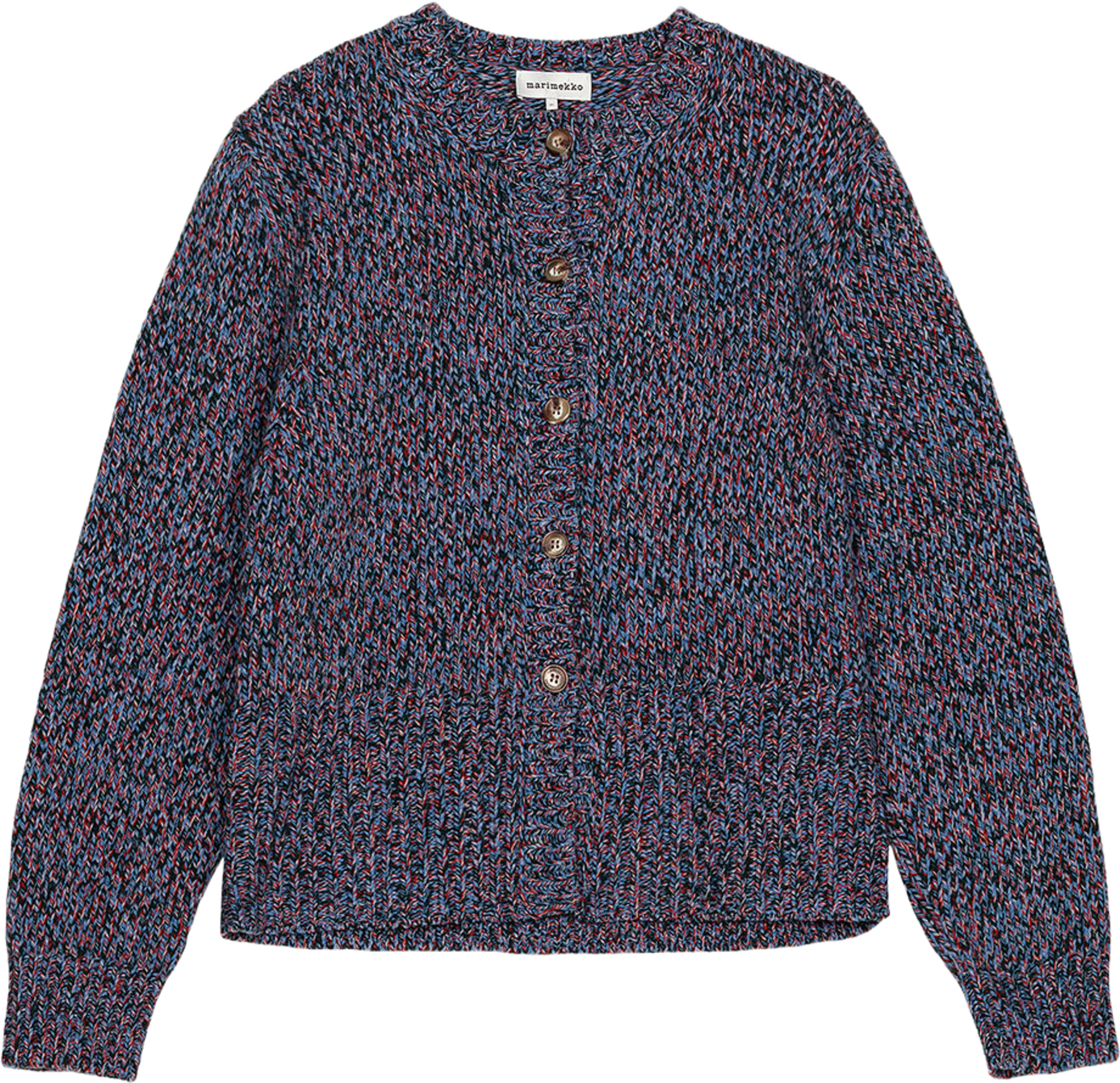 Hässäkkä, från Marimekko, i färgen Blue, Red, White, Black. Klicka för att öppna bilden i stort format
