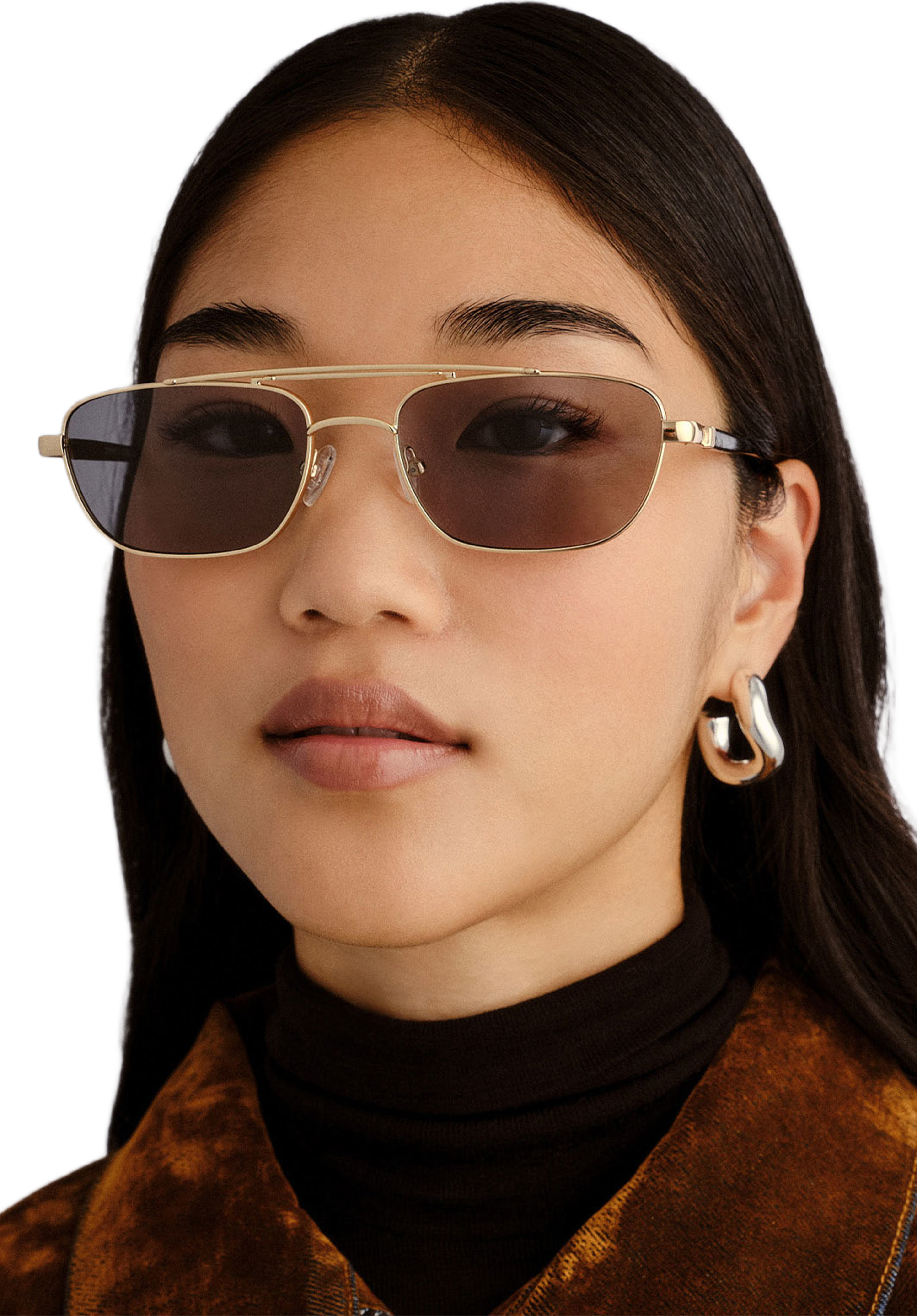 Le Mimi, från Le Specs, i färgen Smoke Tint. Klicka för att öppna bilden i stort format