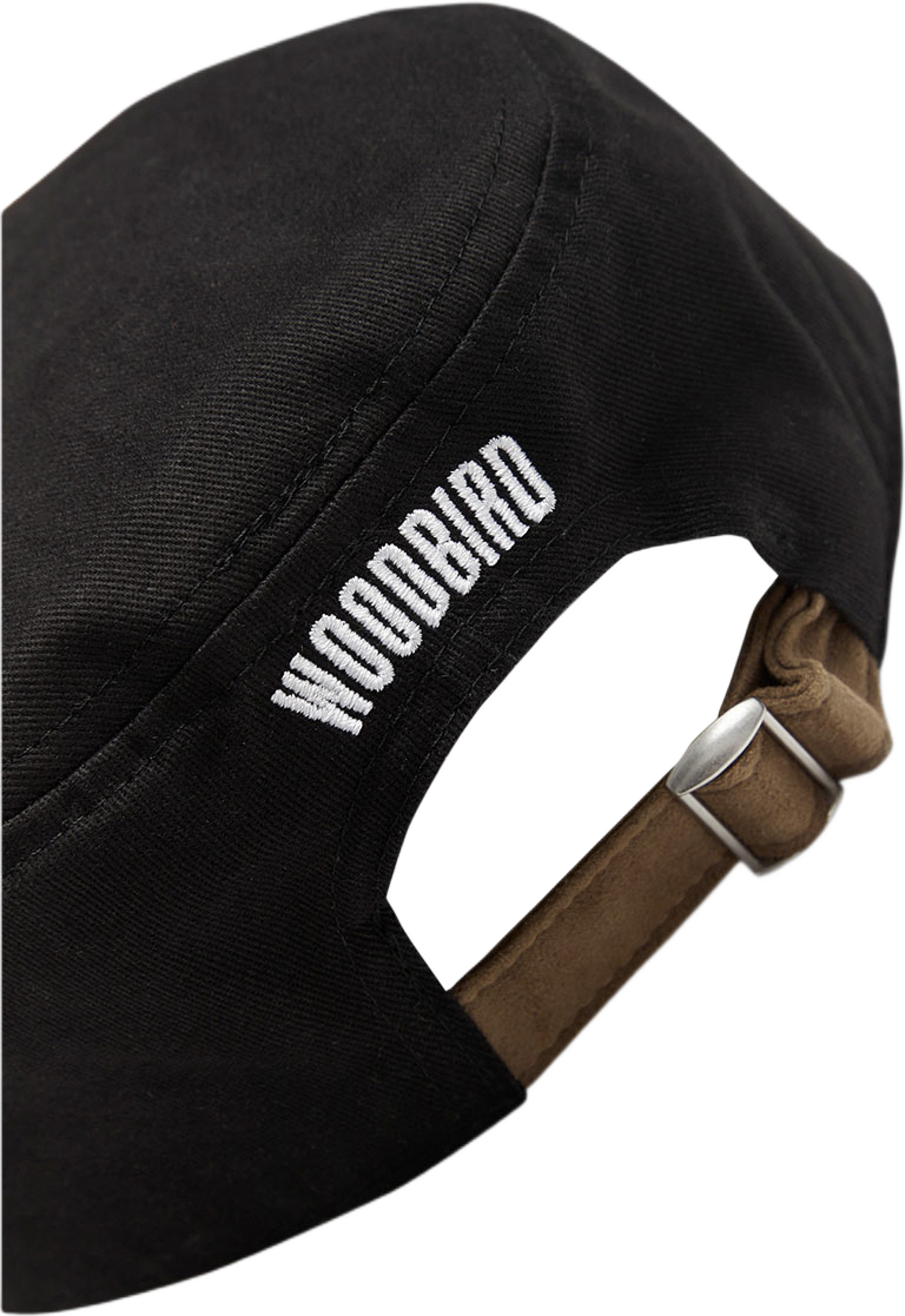 Yin Pillbox Cap, från Woodbird, i färgen Black. Klicka för att öppna bilden i stort format