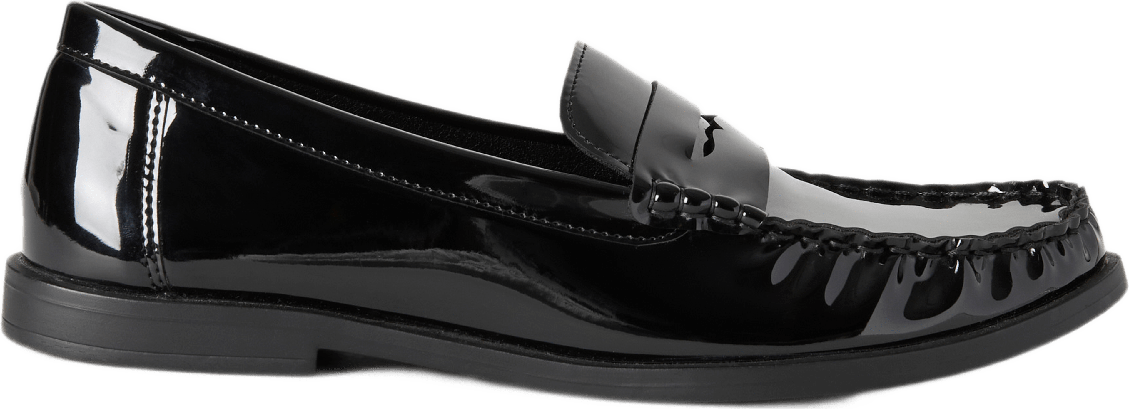 Blanka penny loafers, från Carin Wester, i färgen Black. Klicka för att öppna bilden i stort format