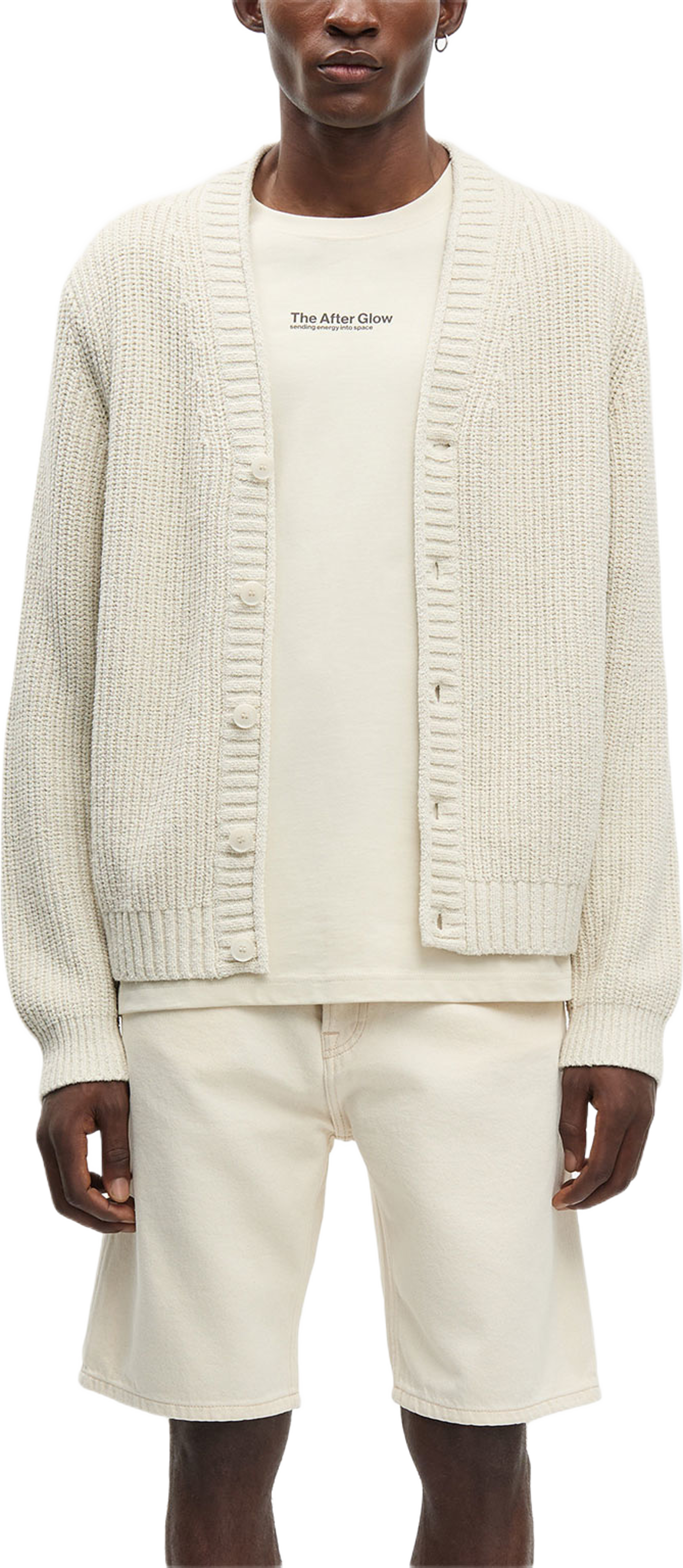 Samarcon Cardigan 15178, från SAMSOE SAMSOE, i färgen Silver Birch. Klicka för att öppna bilden i stort format