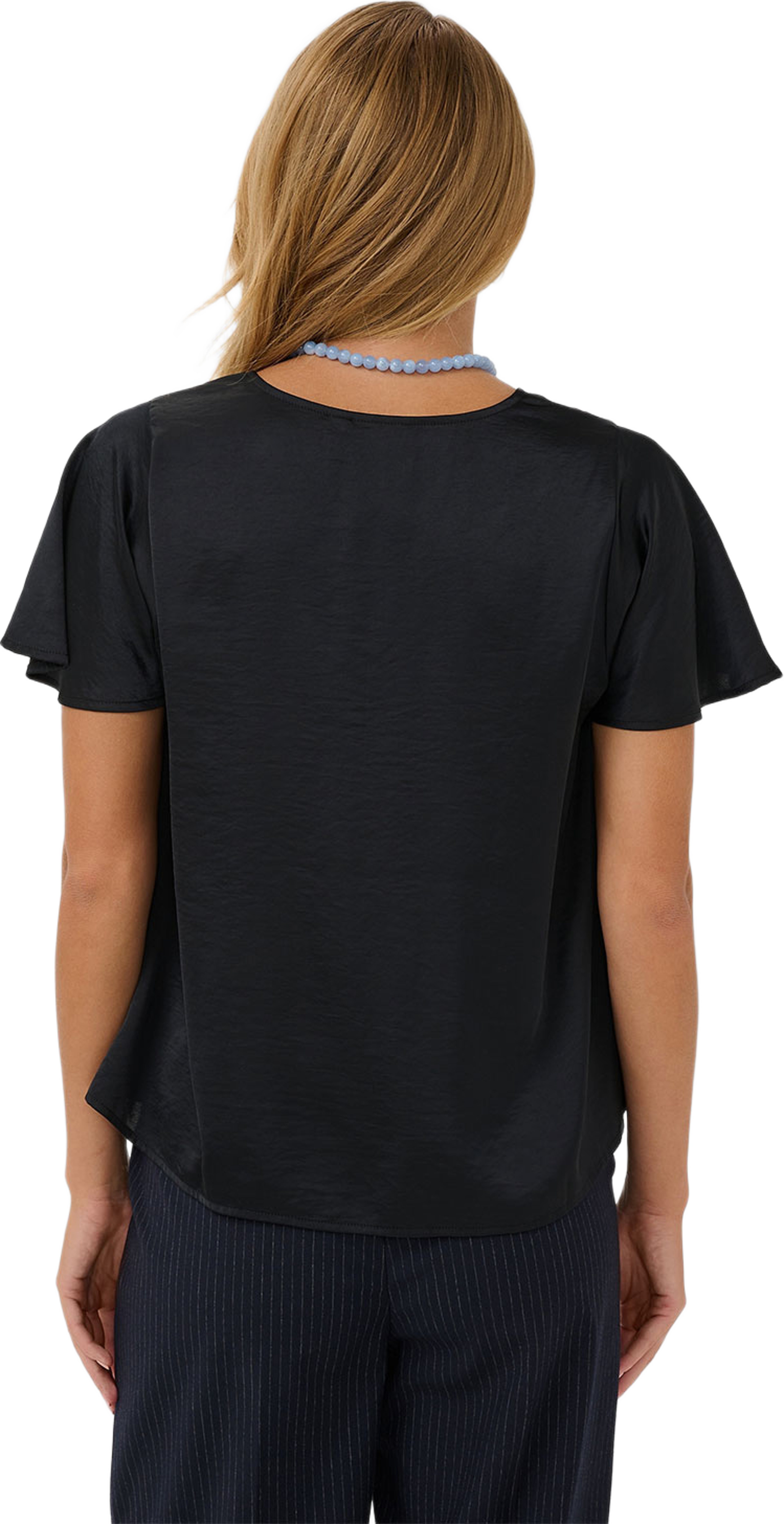 PananSZ BS Blouse, från Saint Tropez, i färgen Black. Klicka för att öppna bilden i stort format