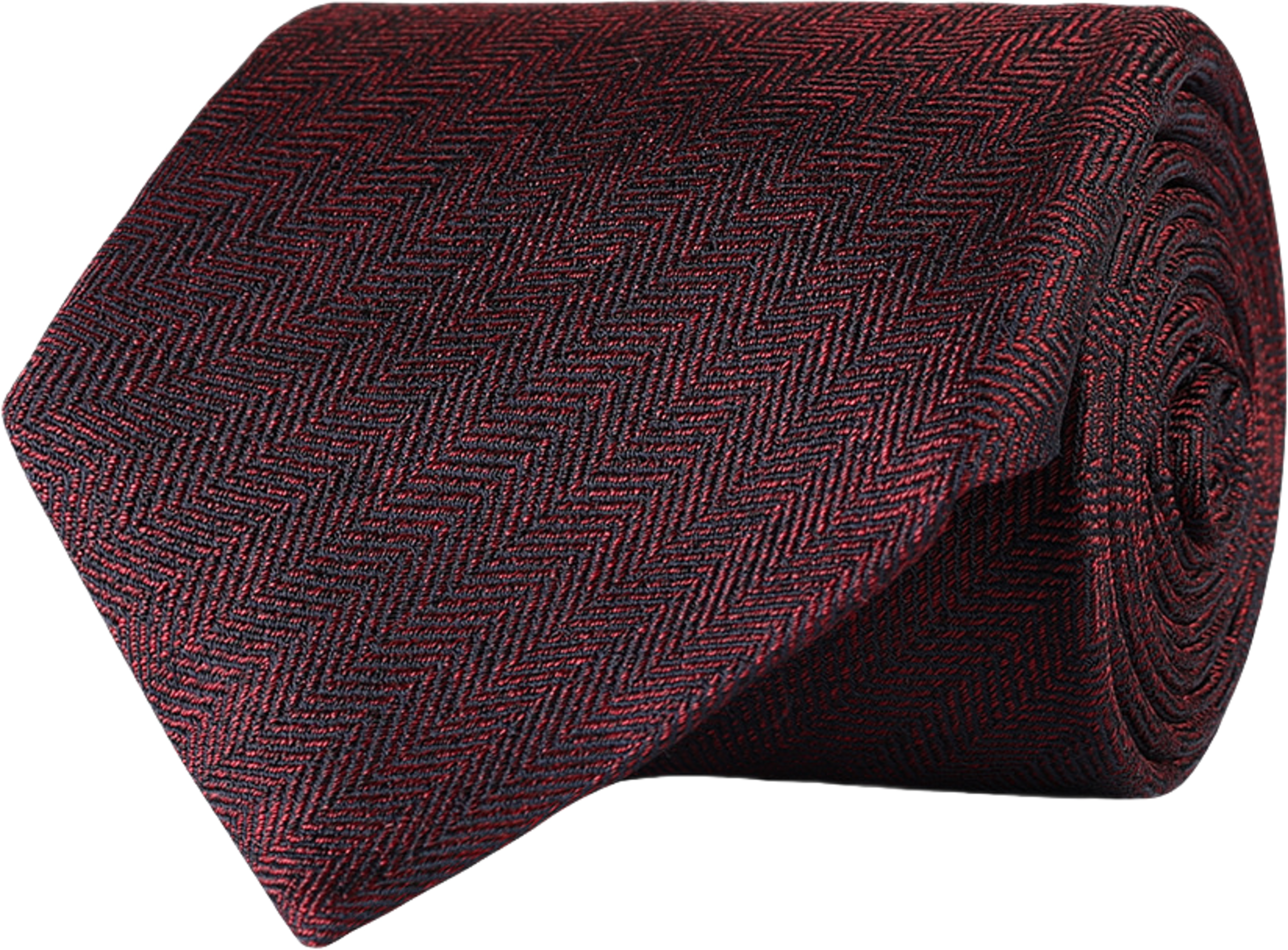Sidenslips i fiskbensväv, 8 cm, från Amanda Christensen, i färgen Wine Red Melange. Klicka för att öppna bilden i stort format