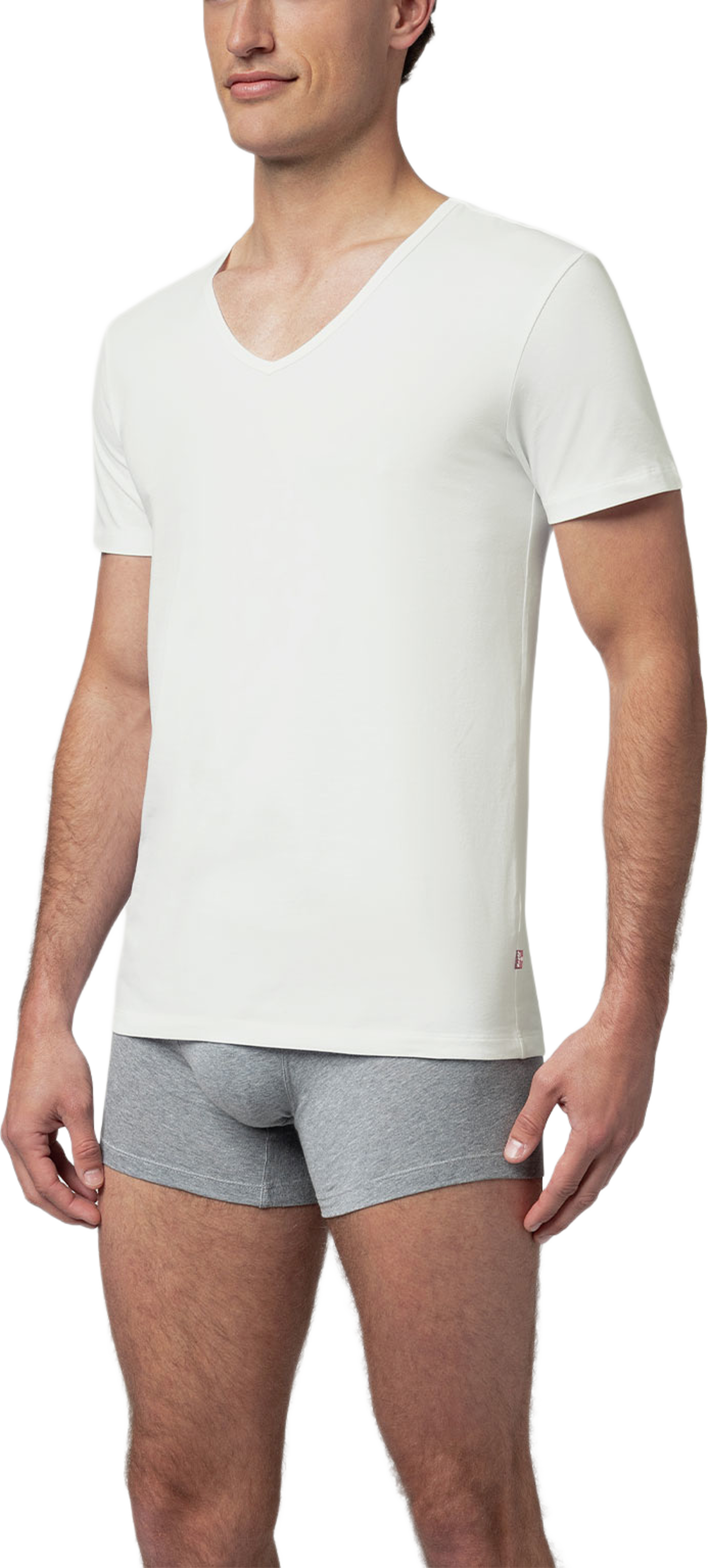 Levi’s® Men's T-Shirt 2 Pack, från Levi's, i färgen White. Klicka för att öppna bilden i stort format