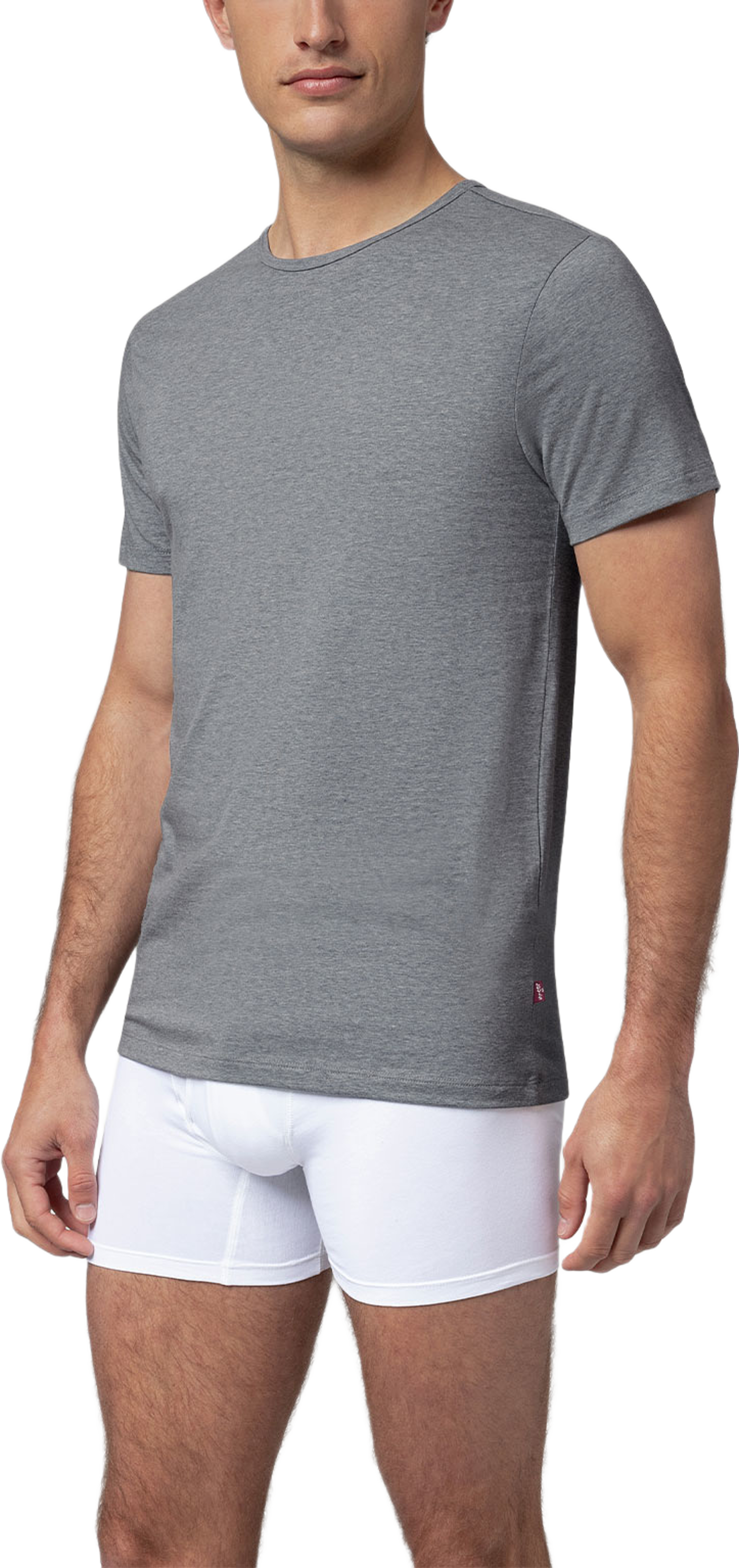 Levi’s® Men's T-Shirt 2 Pack, från Levi's, i färgen Navy/Grey Melange. Klicka för att öppna bilden i stort format