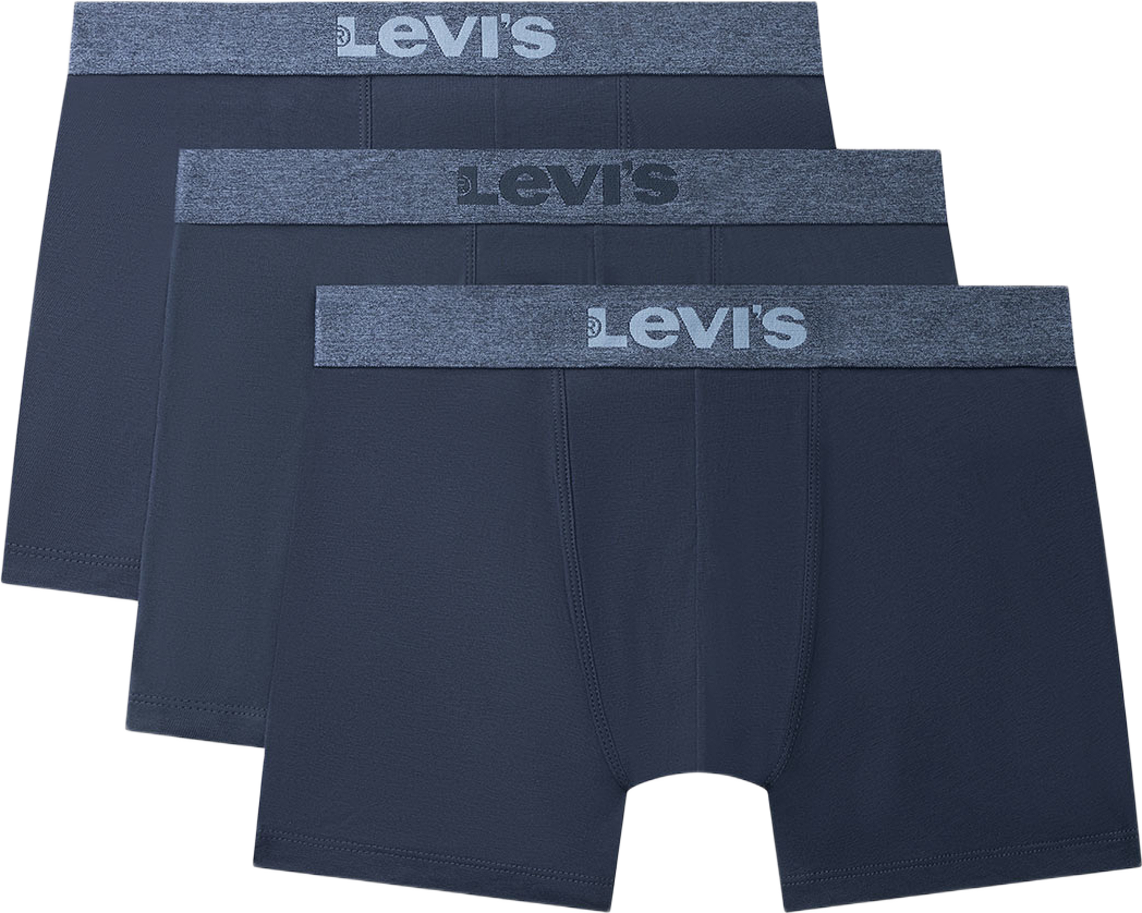 Levi’s® Men's Boxer Briefs 3 Pack, från Levi's, i färgen Mood Indigo. Klicka för att öppna bilden i stort format