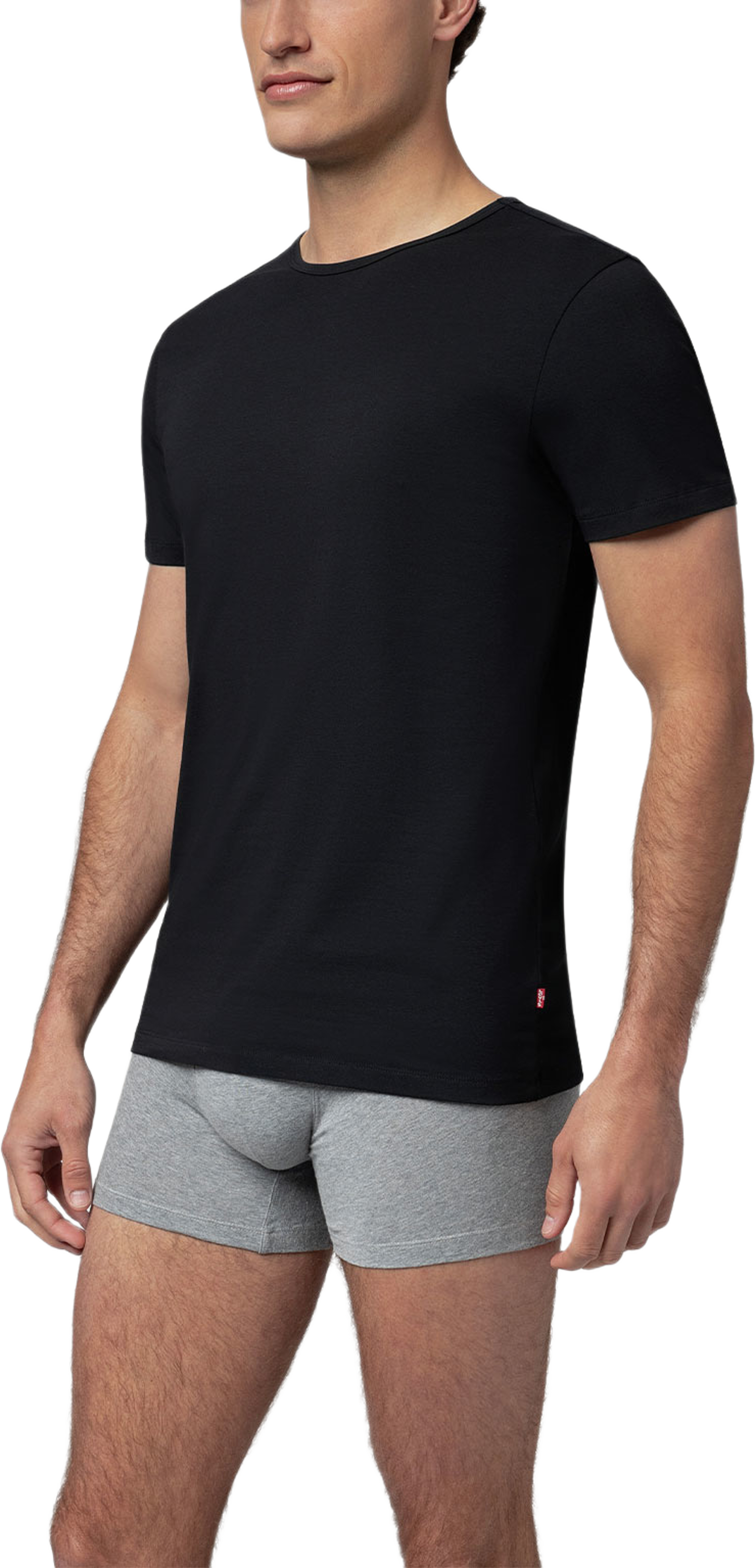 Levi’s® Men's T-Shirt 2 Pack, från Levi's, i färgen Jet Black. Klicka för att öppna bilden i stort format