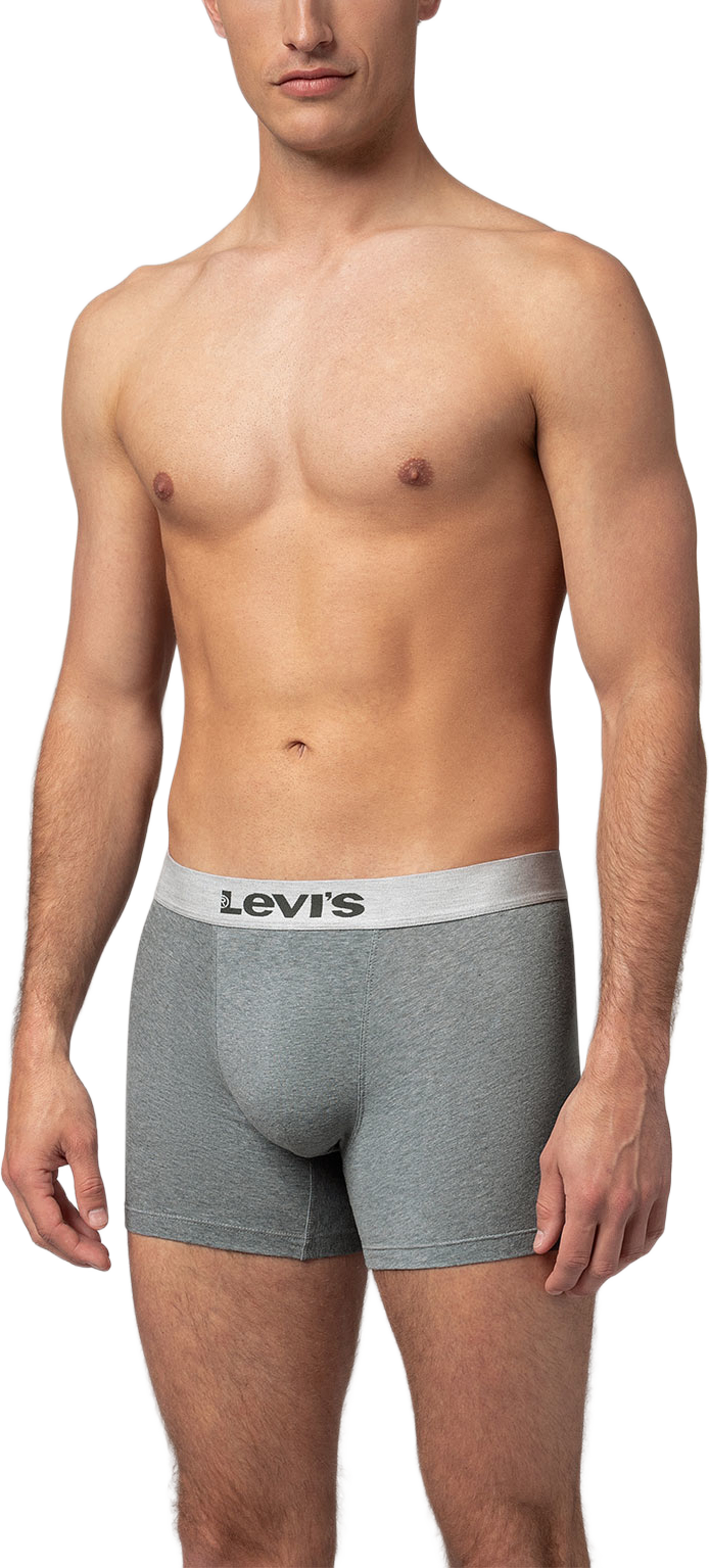 Levi’s® Men's Boxer Briefs 3 Pack, från Levi's, i färgen Mid Grey Melange. Klicka för att öppna bilden i stort format