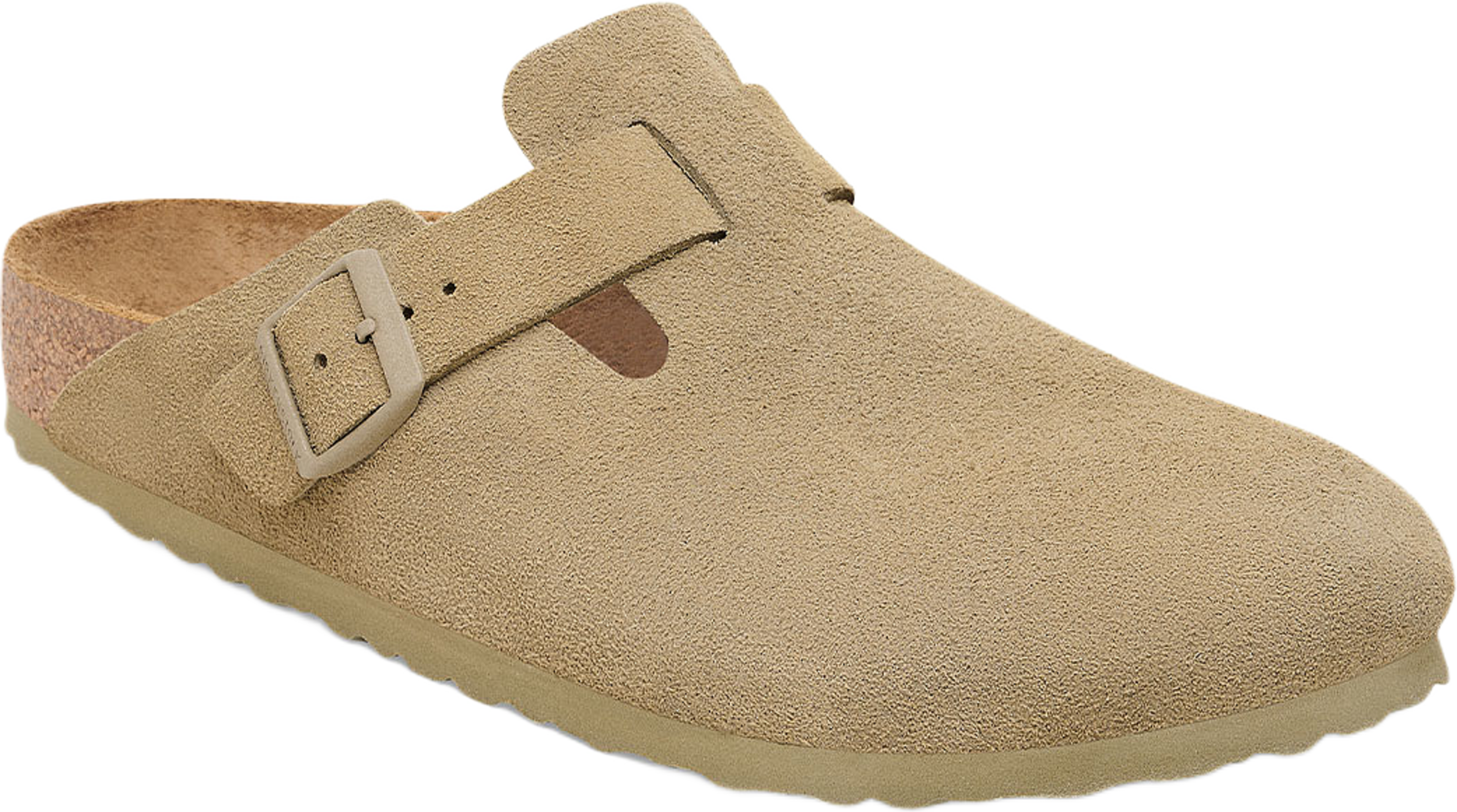 Boston LEVE, från Birkenstock, i färgen Faded Khaki. Klicka för att öppna bilden i stort format