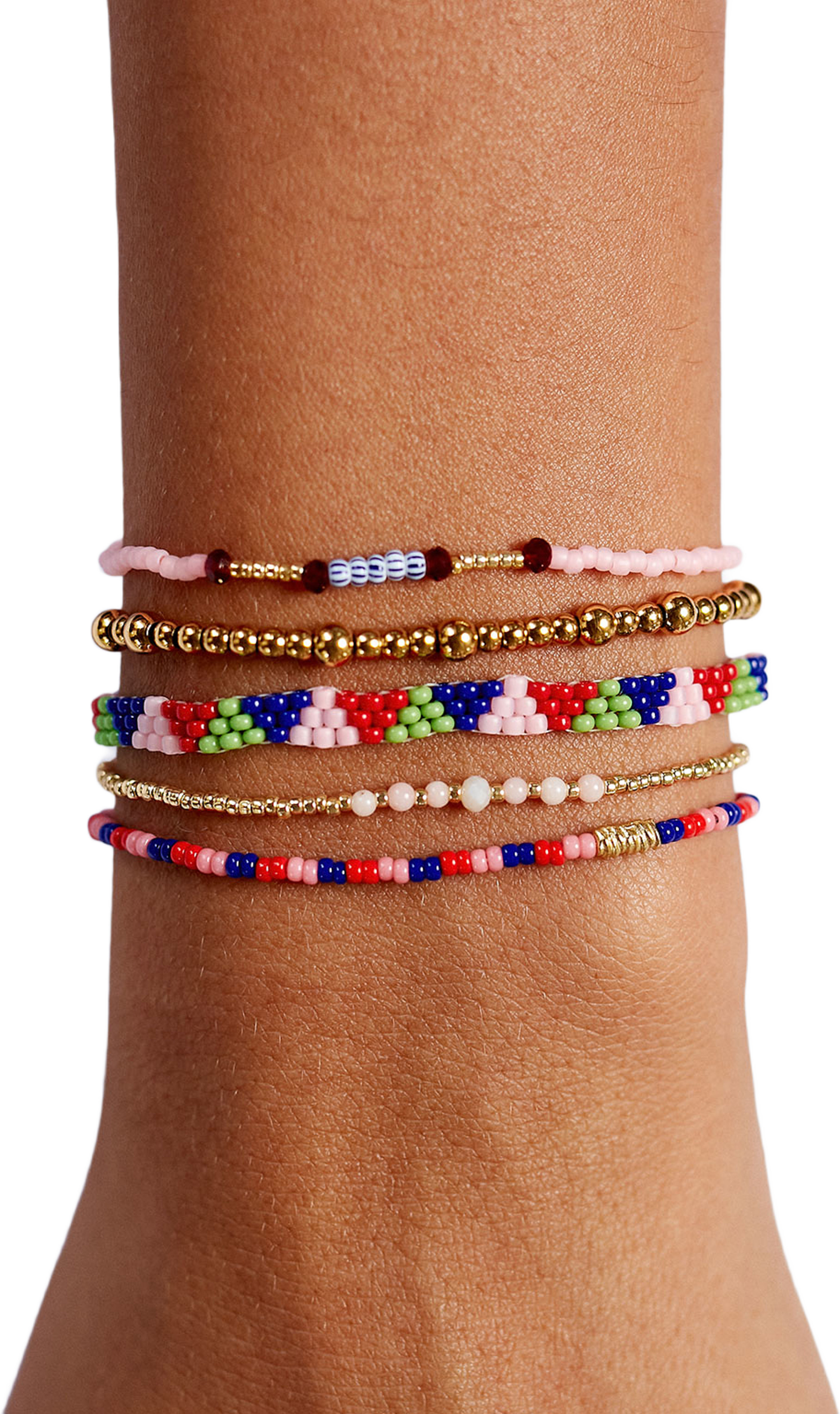 Peppy Bracelet, från Anni Lu, i färgen Rouge Blush. Klicka för att öppna bilden i stort format