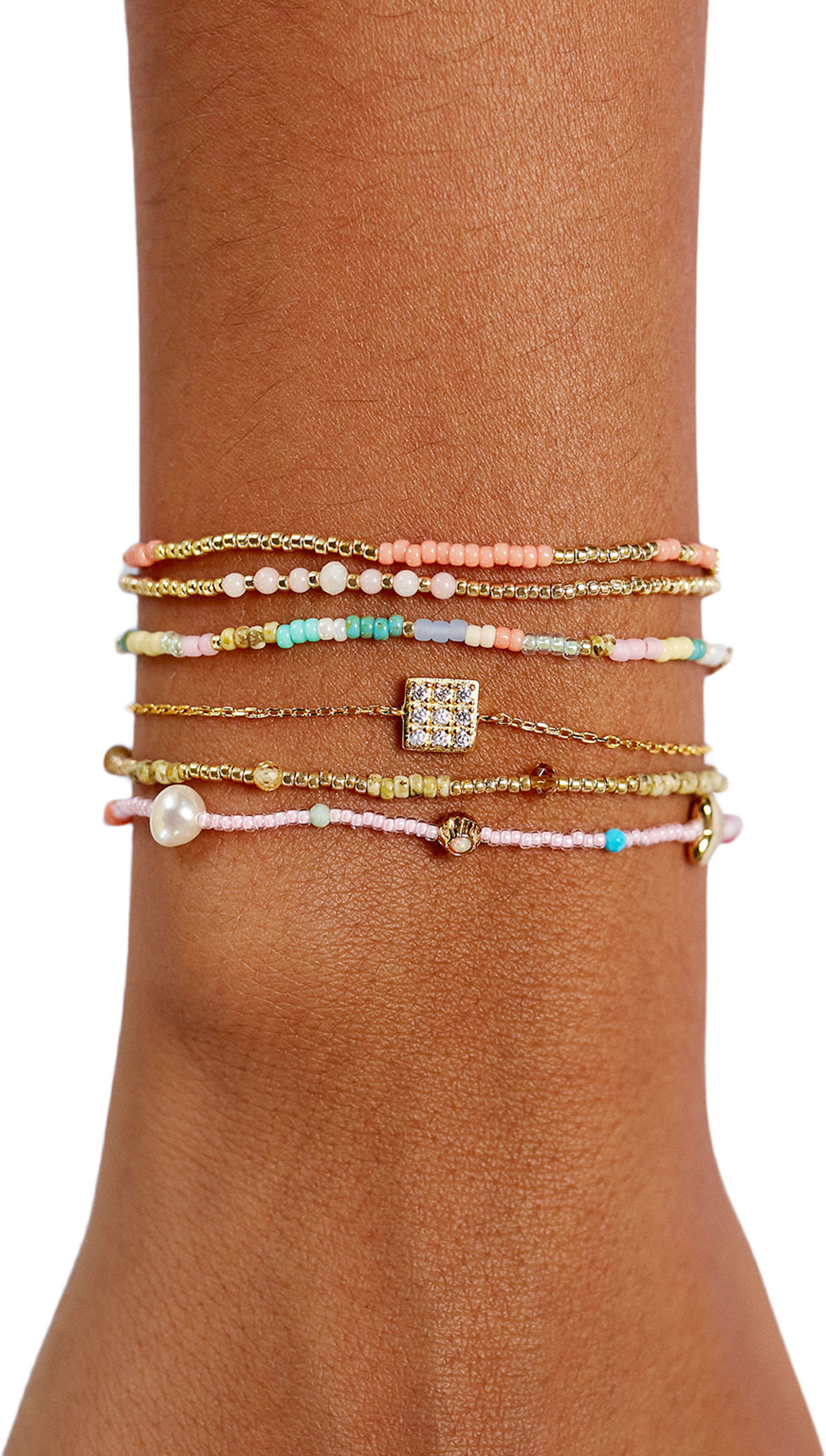 Eldorado Spritz Bracelet, från Anni Lu, i färgen Sorbet Dream. Klicka för att öppna bilden i stort format