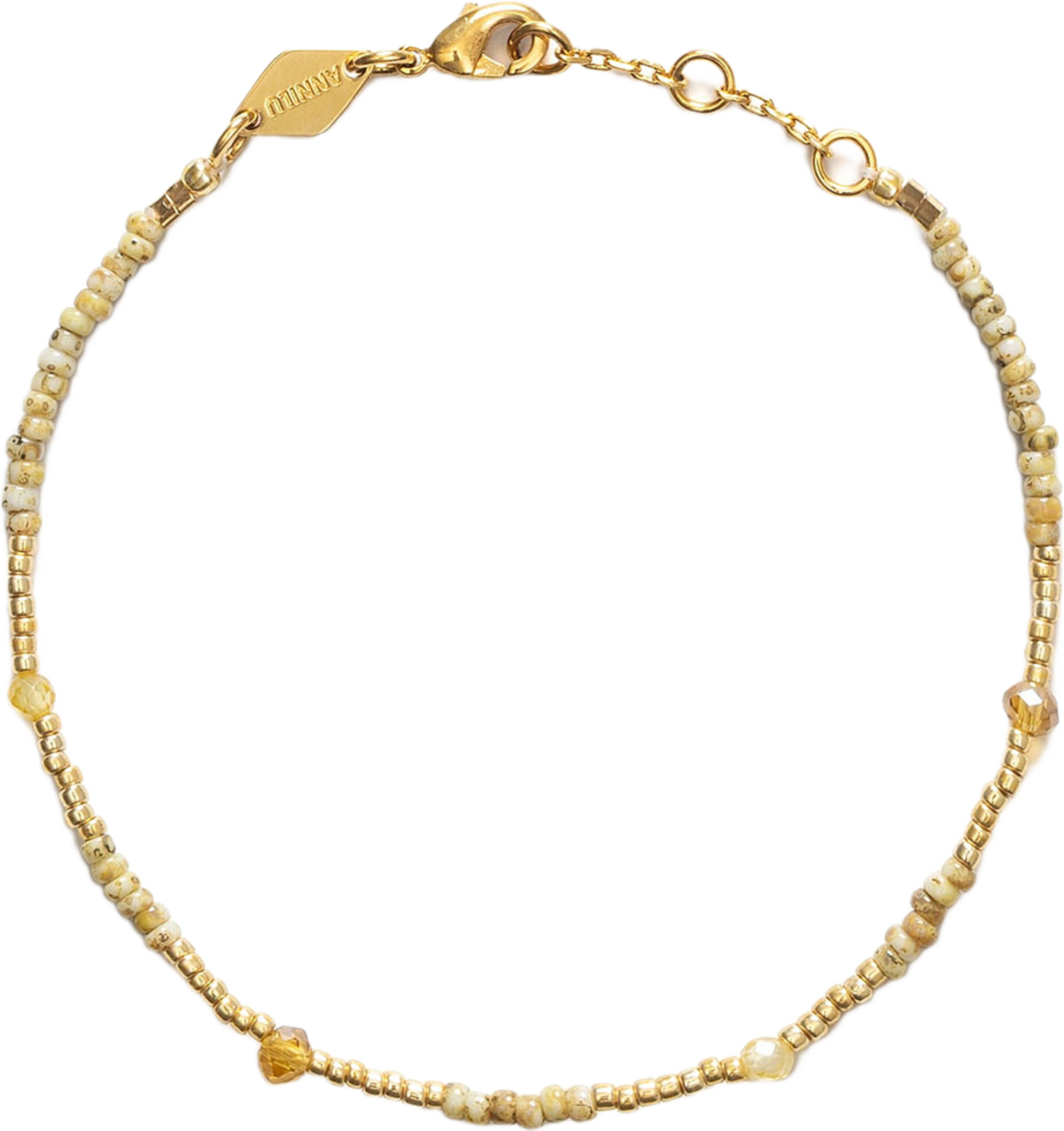 Clemence Bracelet, från Anni Lu, i färgen Speckle. Klicka för att öppna bilden i stort format