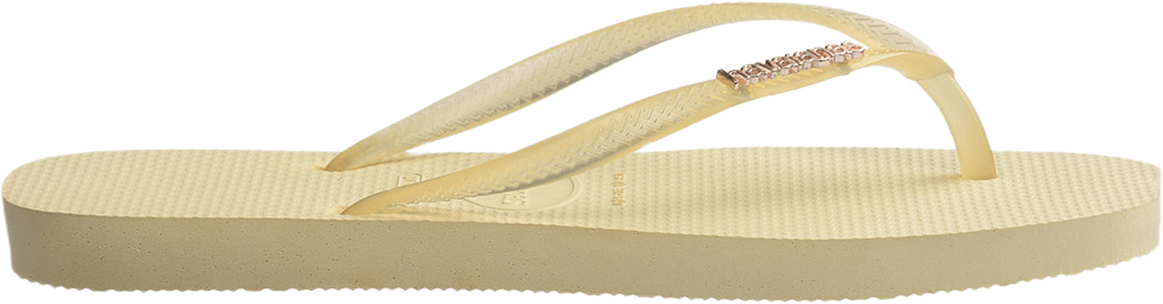 Hav. Slim Split, från Havaianas, i färgen Buttercream. Klicka för att öppna bilden i stort format