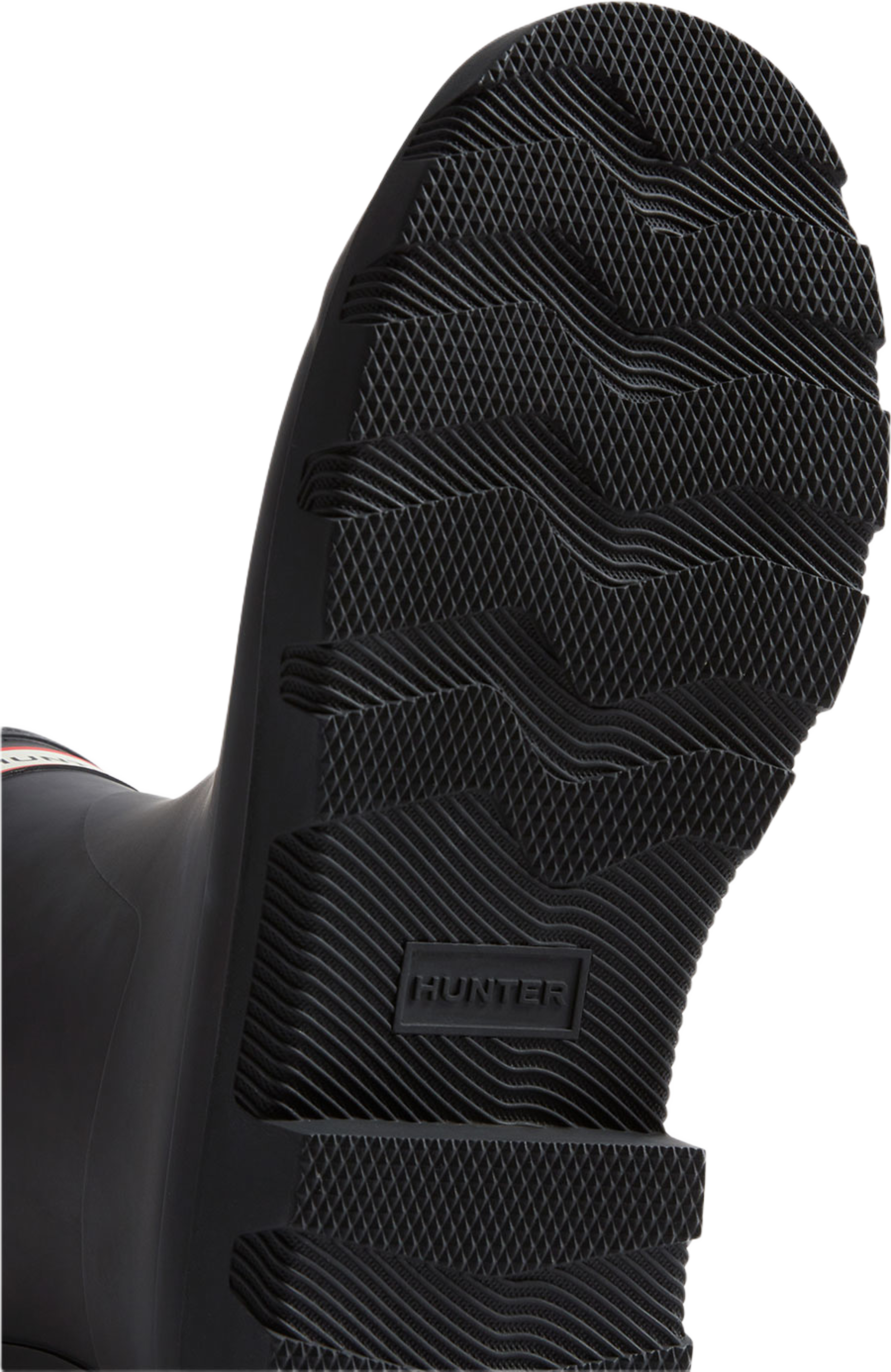 Unisex Downpour Short Boot, från Hunter, i färgen Black. Klicka för att öppna bilden i stort format