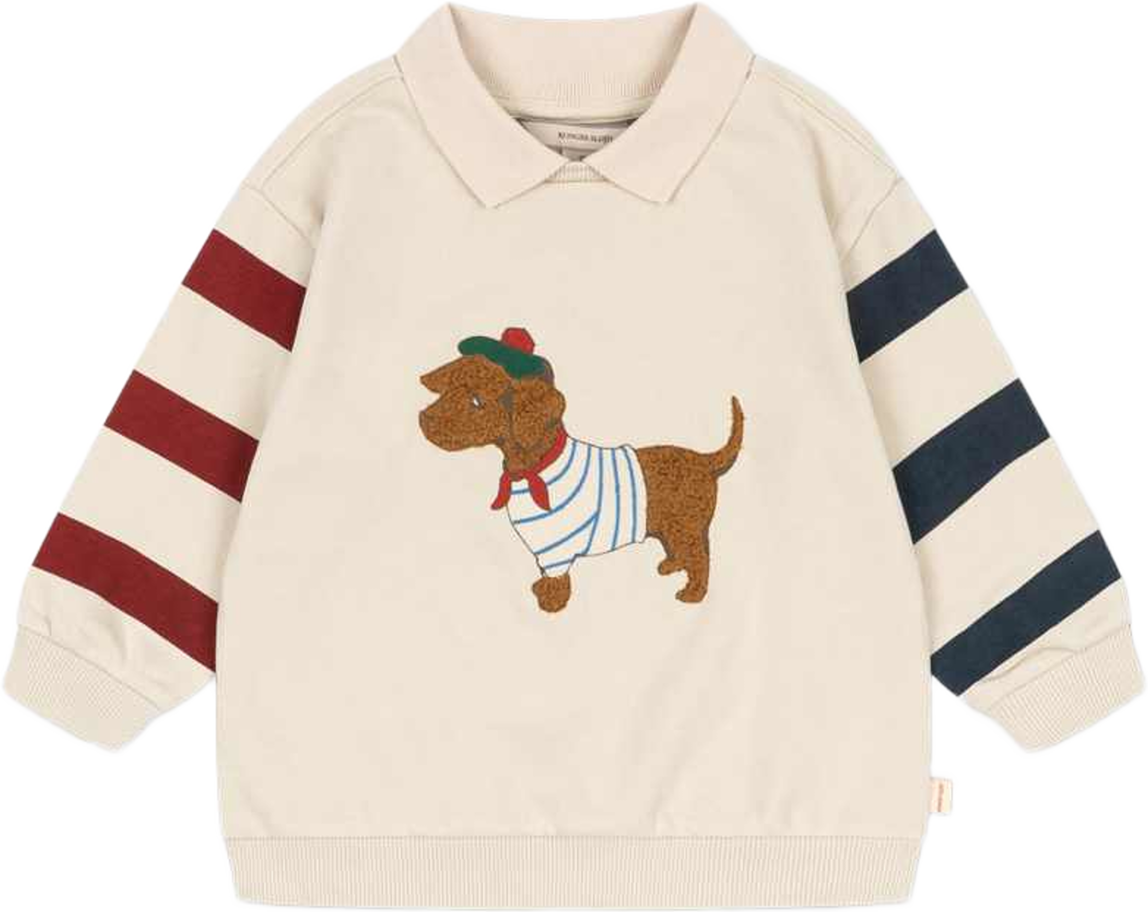 SPOTTY SWEAT SHIRT, från Konges Sløjd, i färgen Brown Rice. Klicka för att öppna bilden i stort format