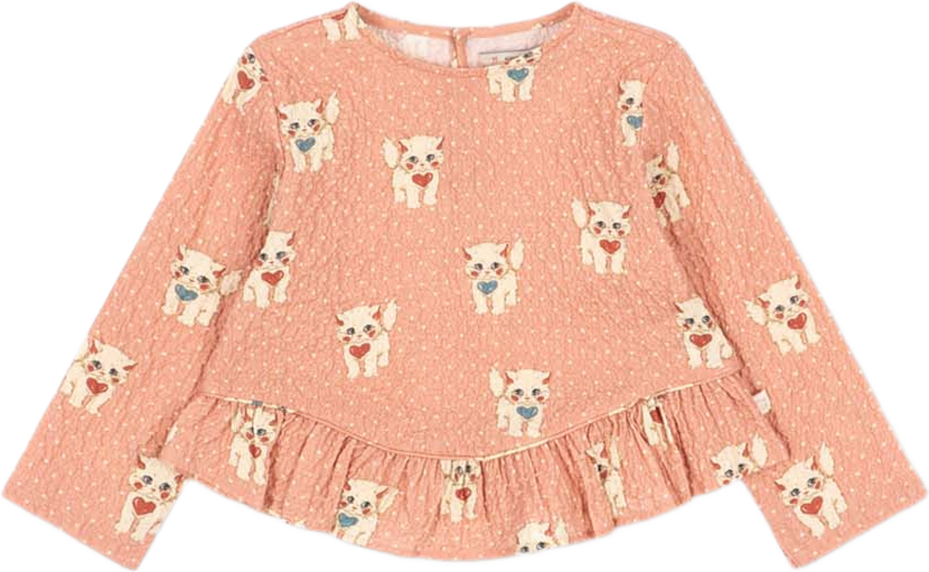 ELIN BLOUSE, från Konges Sløjd, i färgen Ciao Miao Rose. Klicka för att öppna bilden i stort format