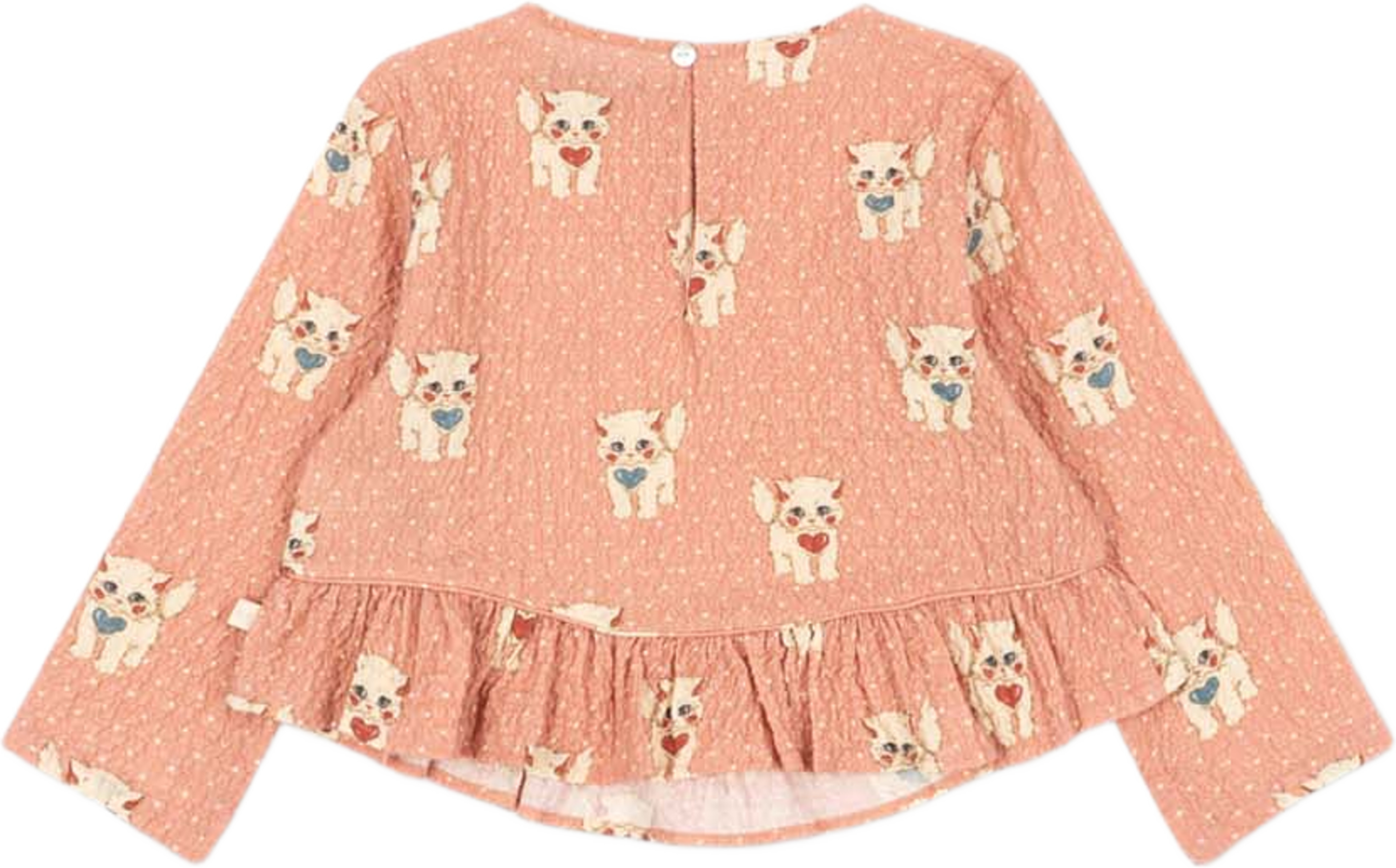 ELIN BLOUSE, från Konges Sløjd, i färgen Ciao Miao Rose. Klicka för att öppna bilden i stort format