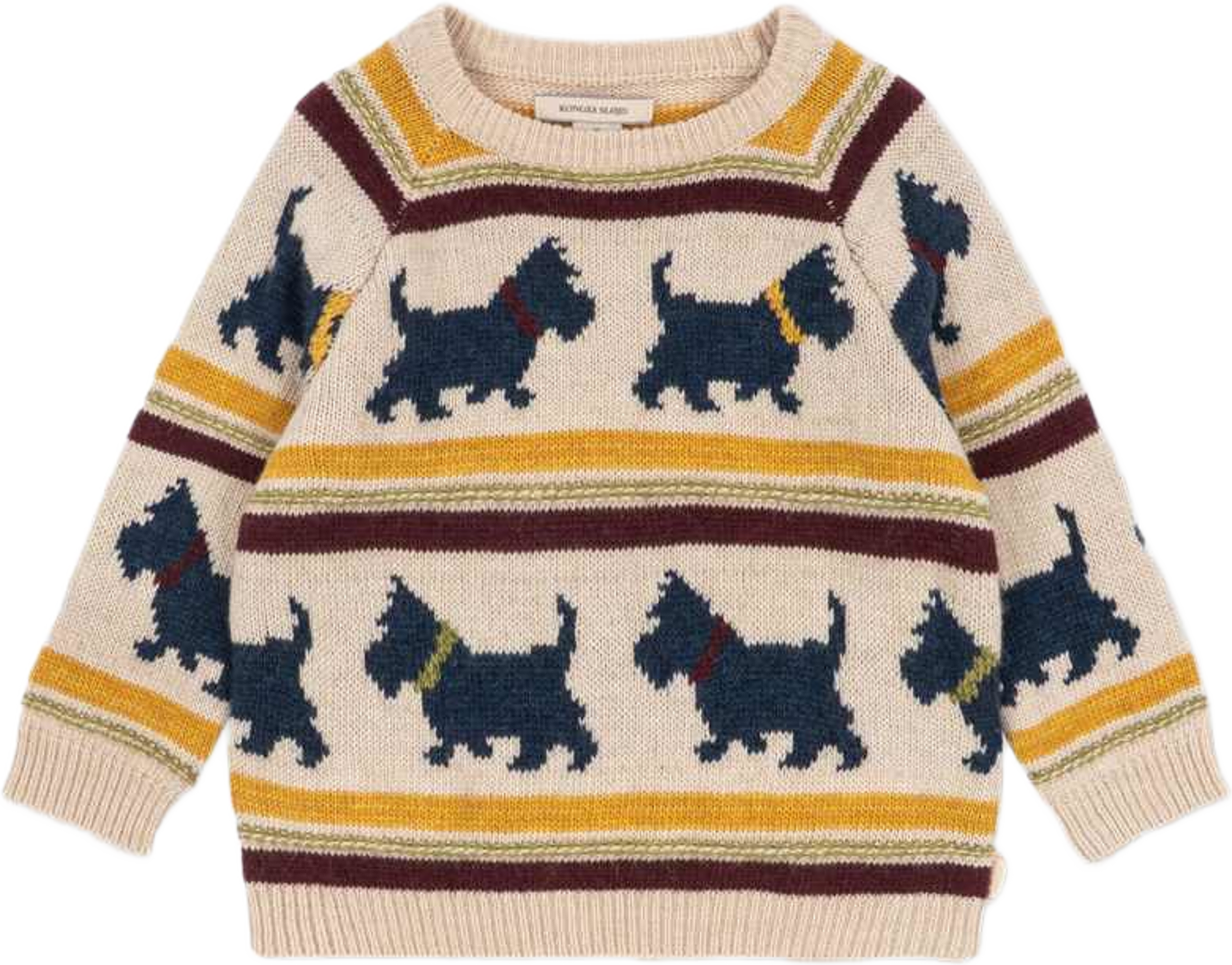 BELOU KNIT SWEATER, från Konges Sløjd, i färgen Piccolo Scottie. Klicka för att öppna bilden i stort format