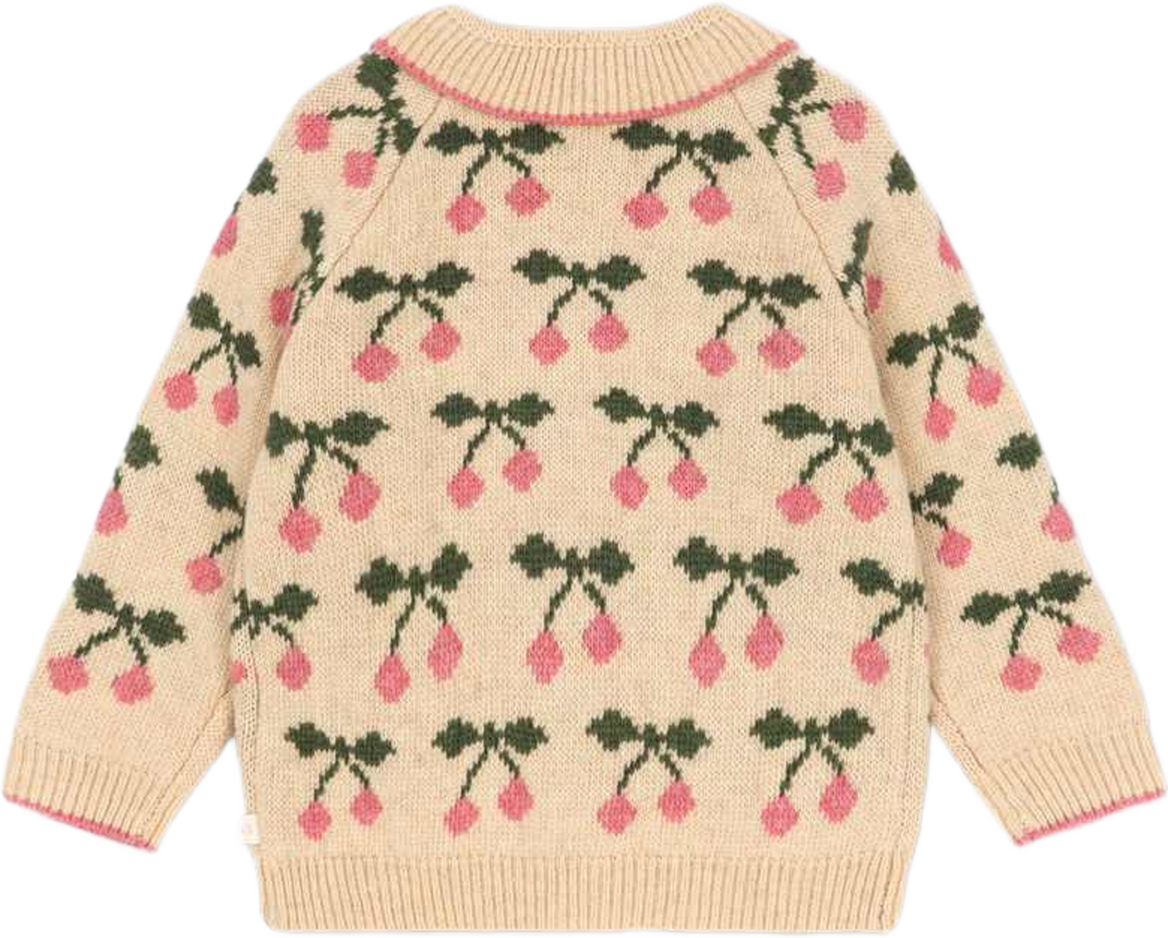 BELOU COLLAR CARDIGAN, från Konges Sløjd, i färgen Cherry. Klicka för att öppna bilden i stort format