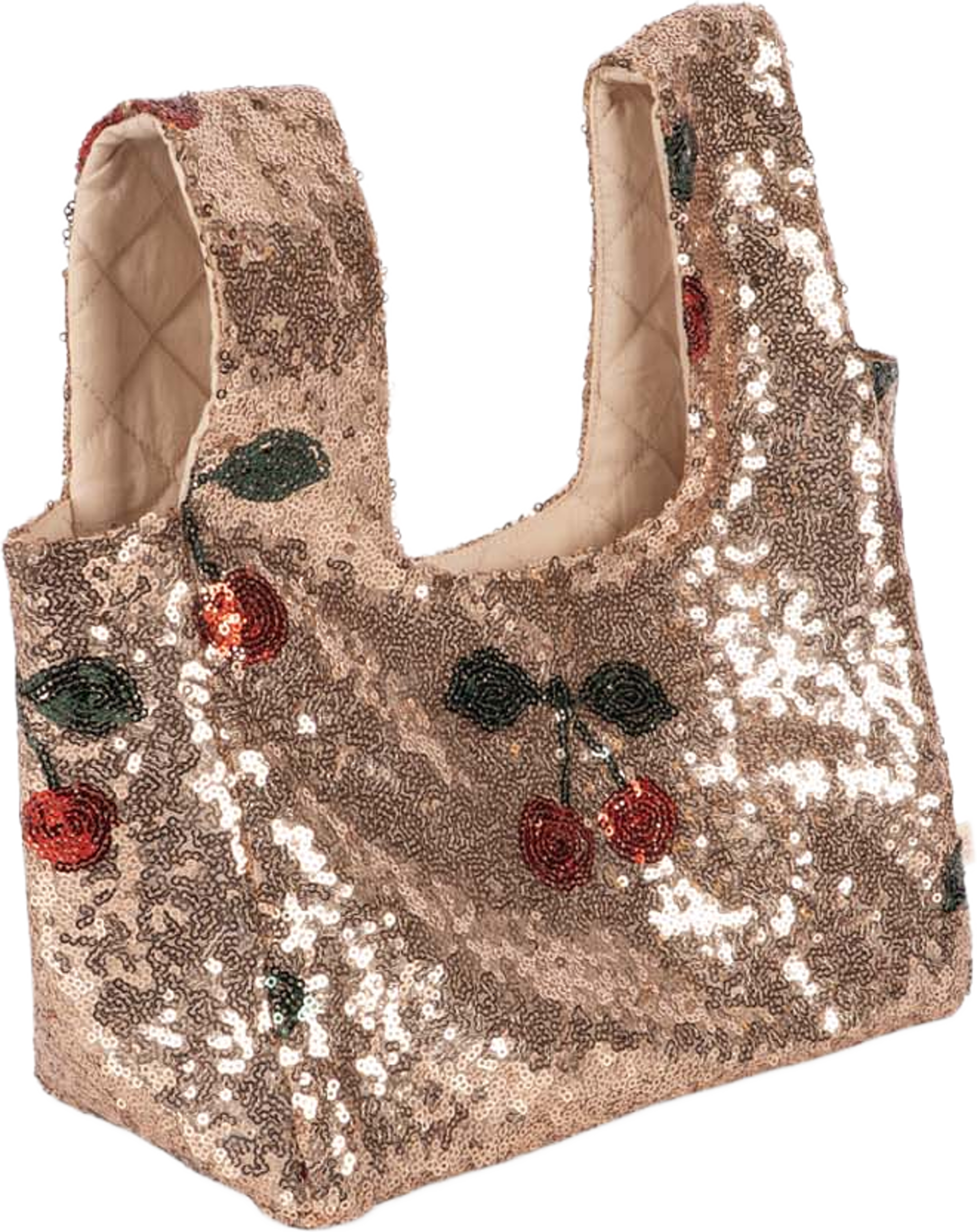 STARLA SEQUIN TOTE BAG, från Konges Sløjd, i färgen Ma Grande Cerise Blush. Klicka för att öppna bilden i stort format