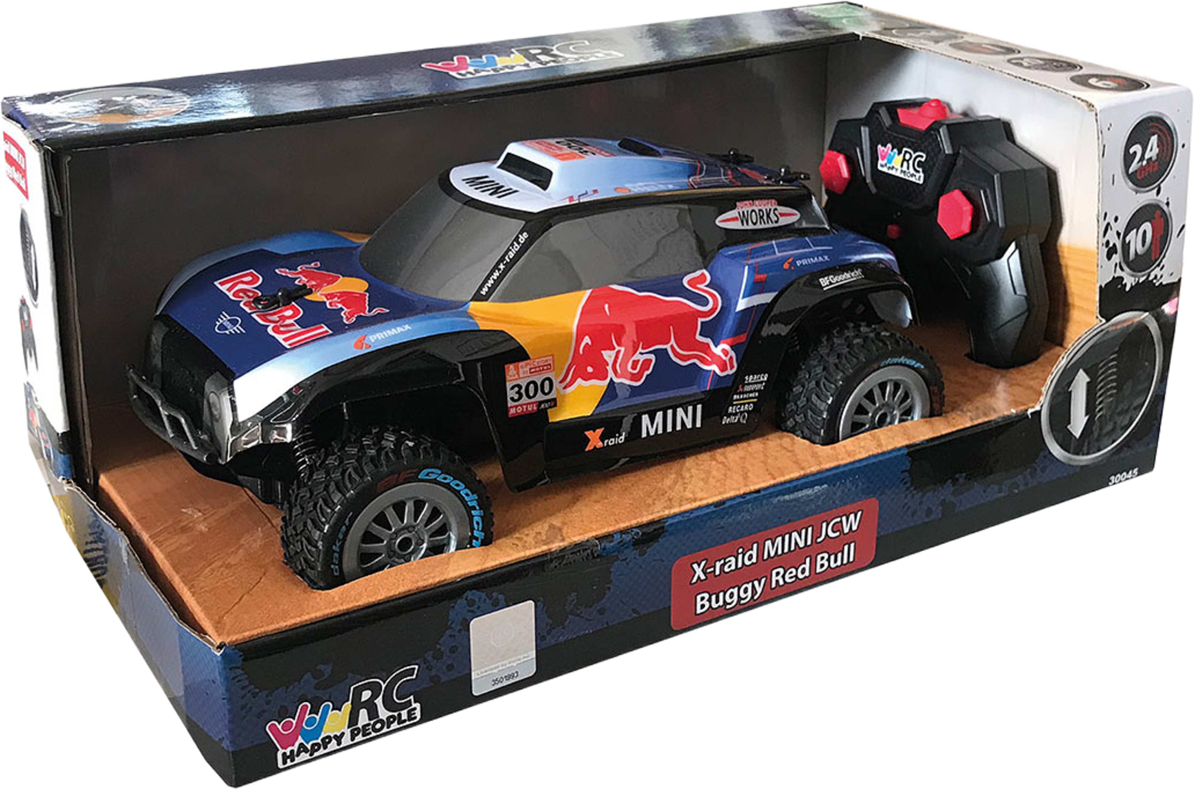 Rc Redbull X-Raid Mini Jcw Buggy Radiostyrd 30 Cm, från SUNTOY. Klicka för att öppna bilden i stort format