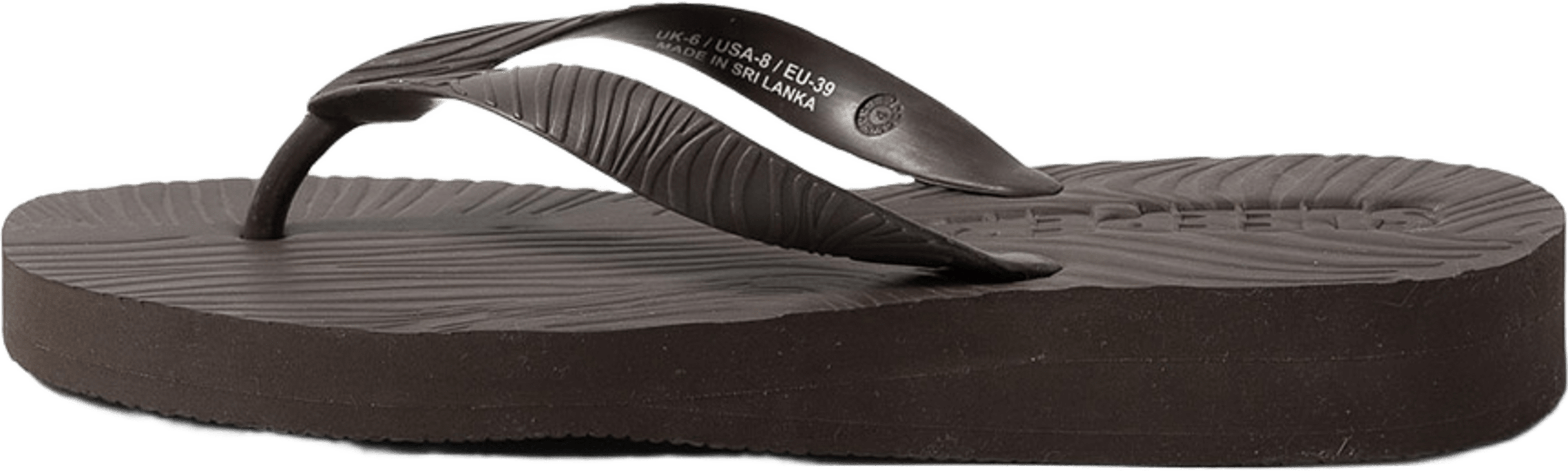 Tapered Platform Flip Flop, från Sleepers, i färgen Brown. Klicka för att öppna bilden i stort format