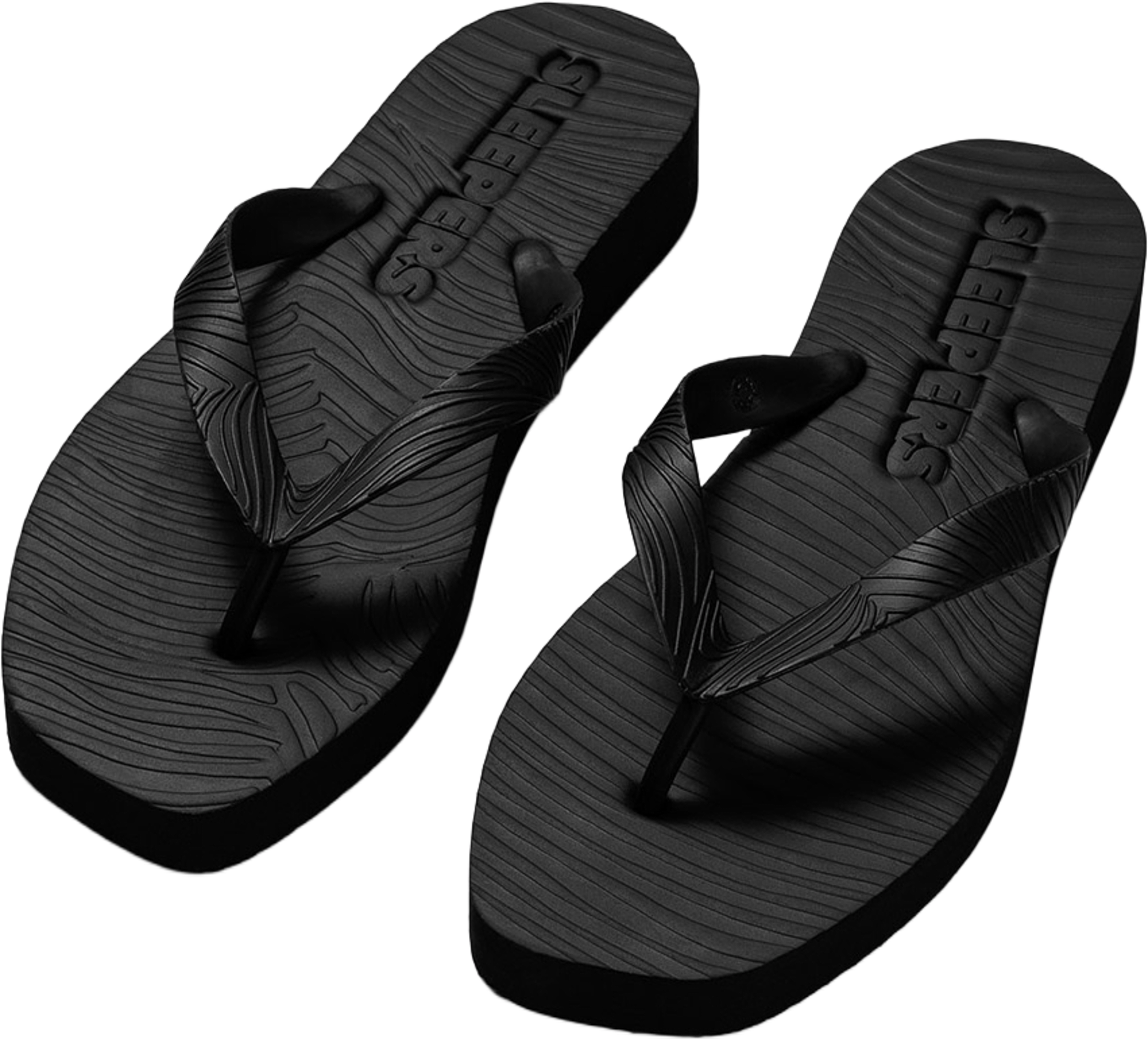 Tapered Platform Flip Flop, från Sleepers, i färgen Black. Klicka för att öppna bilden i stort format