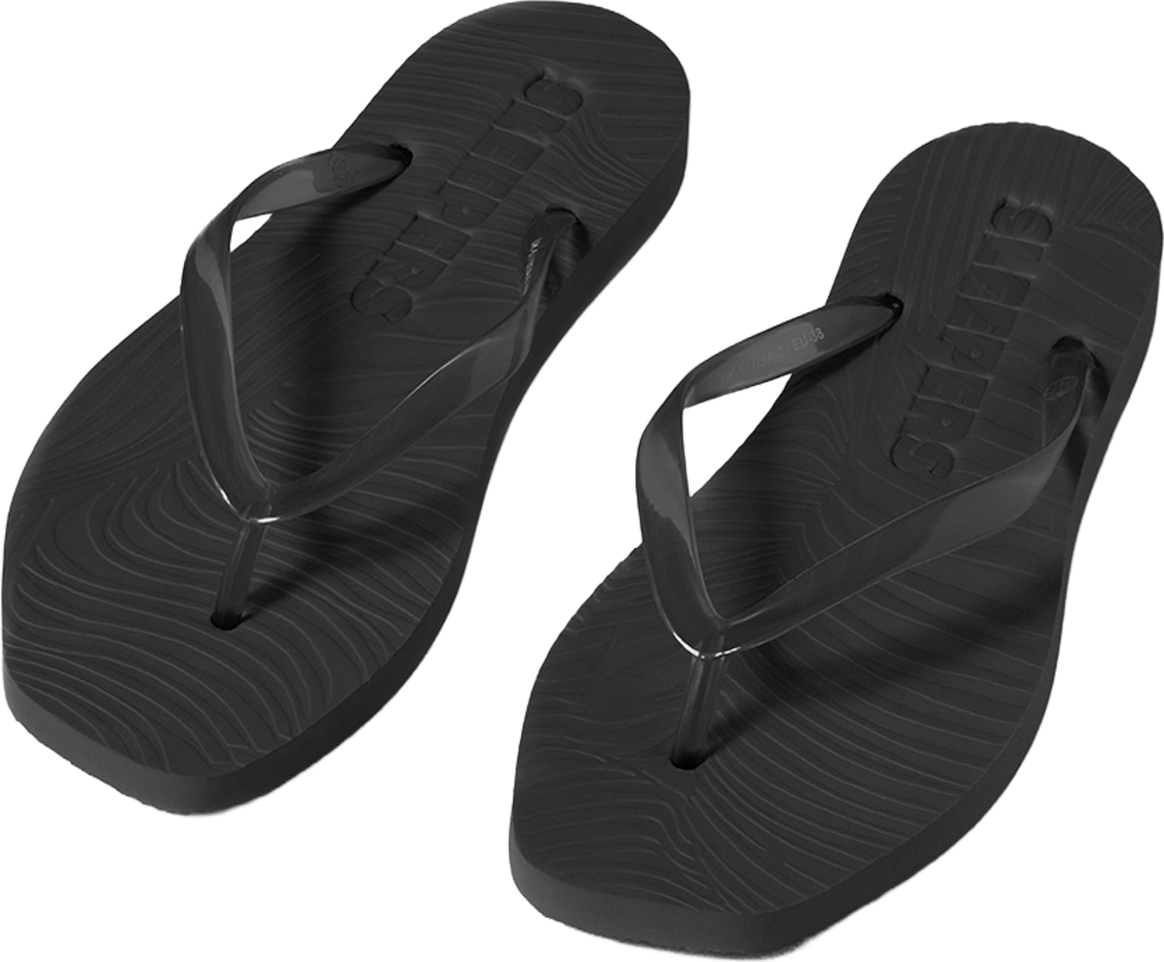 Tapered Transparent Flip Flop, från Sleepers, i färgen Black. Klicka för att öppna bilden i stort format