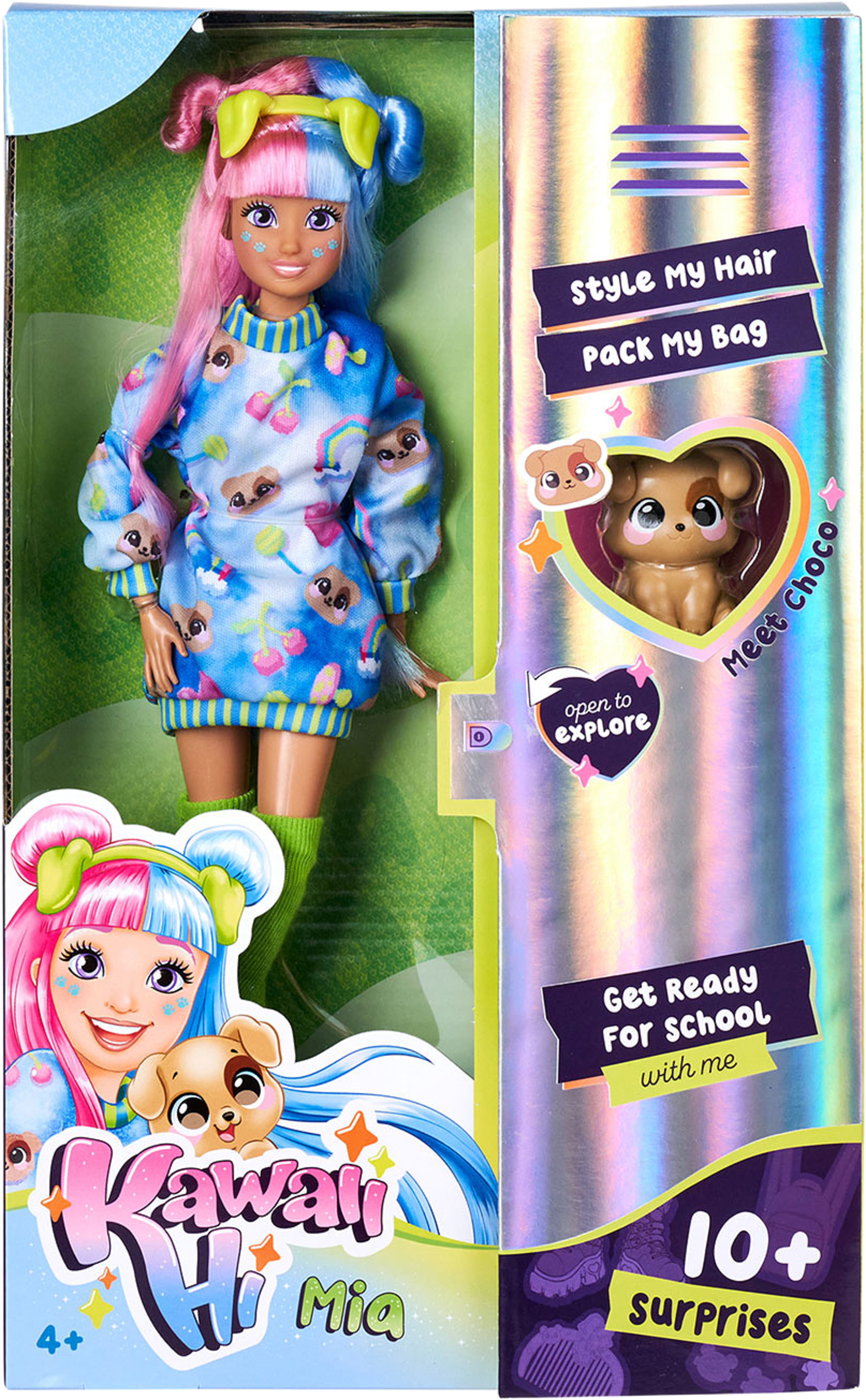Kawaii Docka Mia, från Kawaii Hi, i färgen Flerfärgad. Klicka för att öppna bilden i stort format