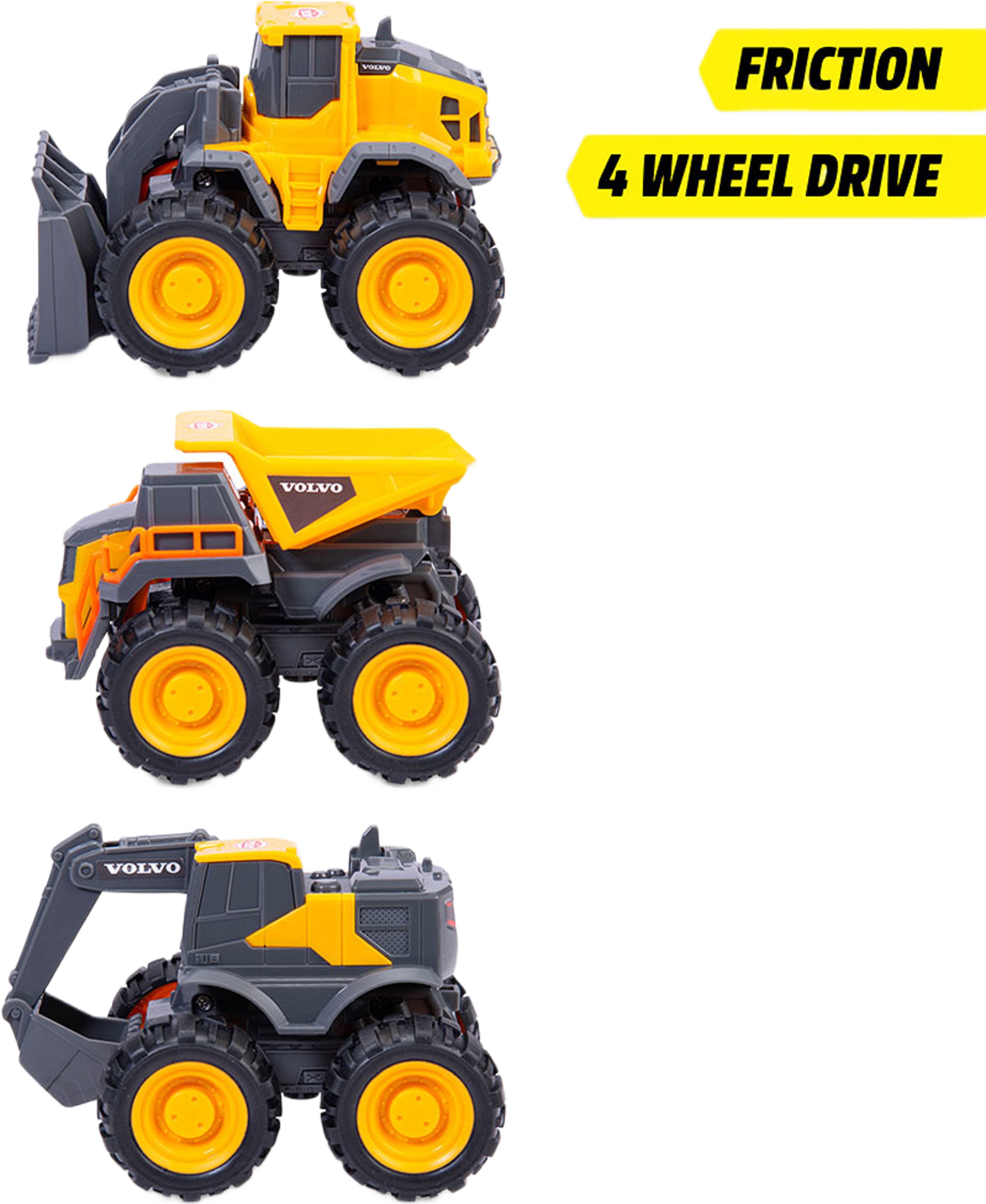 Dickie Toys Volvo Monster Truck, 10 cm, från Dickie, i färgen Flerfärgad. Klicka för att öppna bilden i stort format