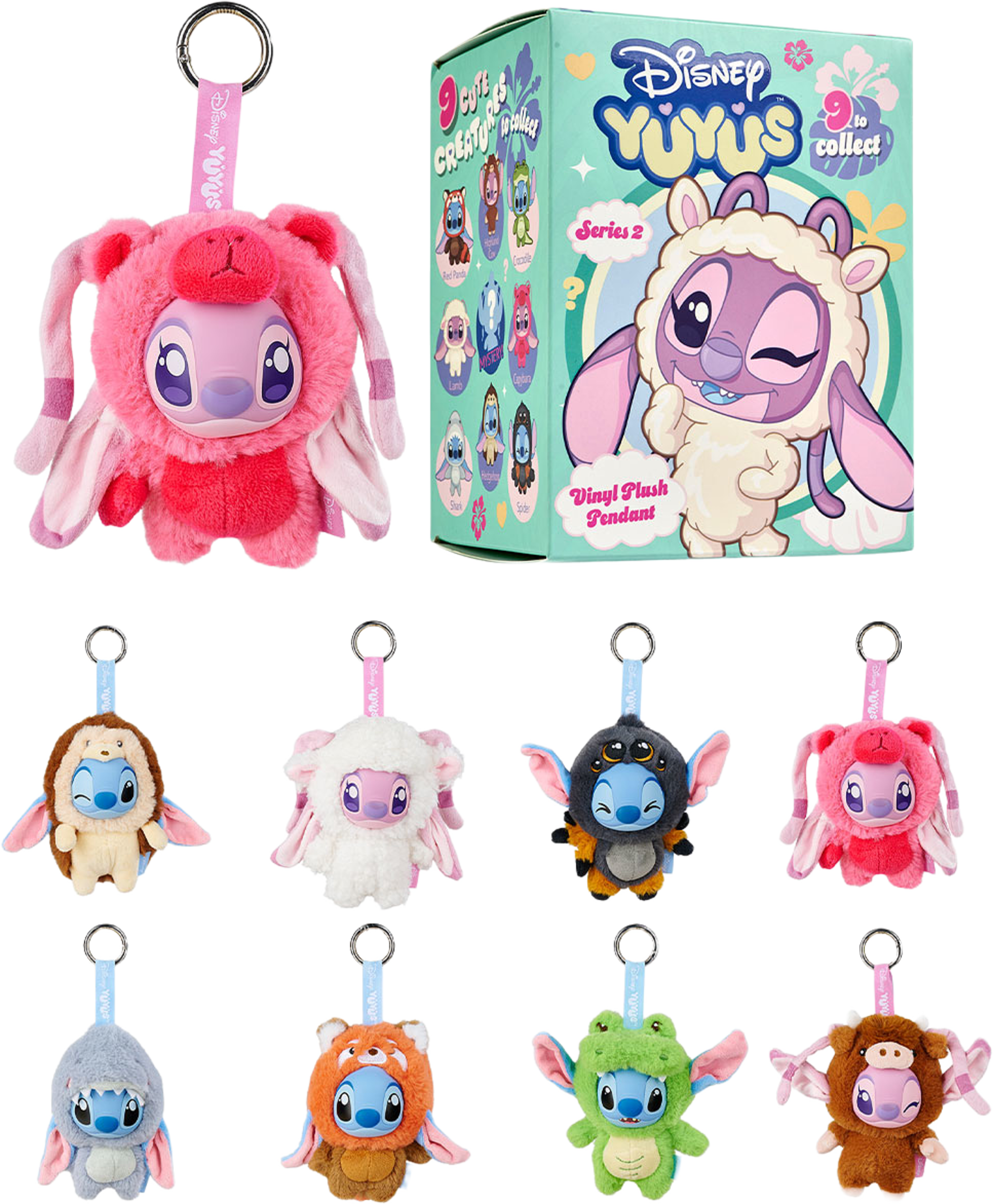 Disney YuYus Stitch, Wave 2, 12cm, från Disney, i färgen Flerfärgad. Klicka för att öppna bilden i stort format