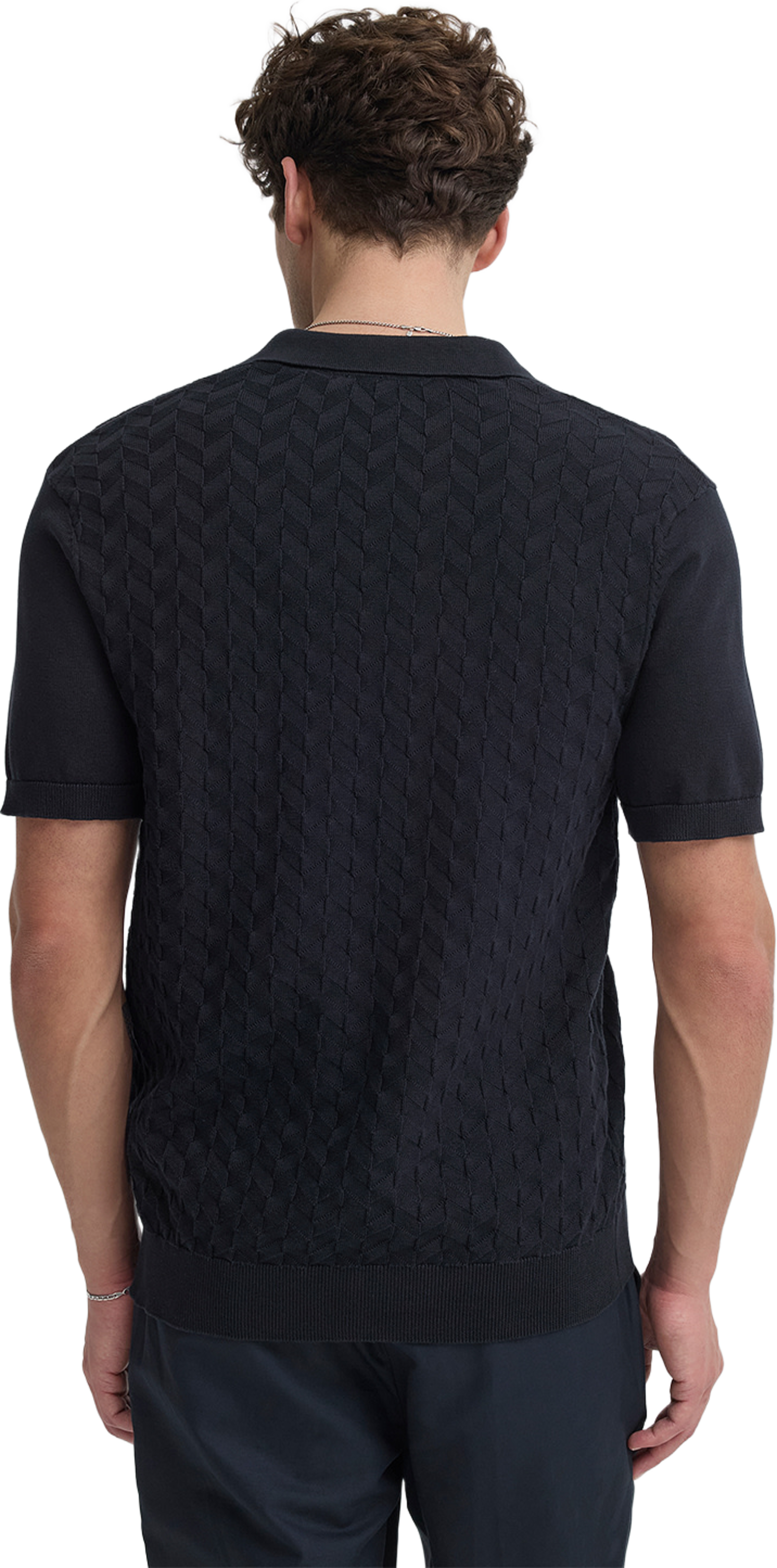 Dyrvik Knit, från Casual Friday, i färgen Dark Navy. Klicka för att öppna bilden i stort format