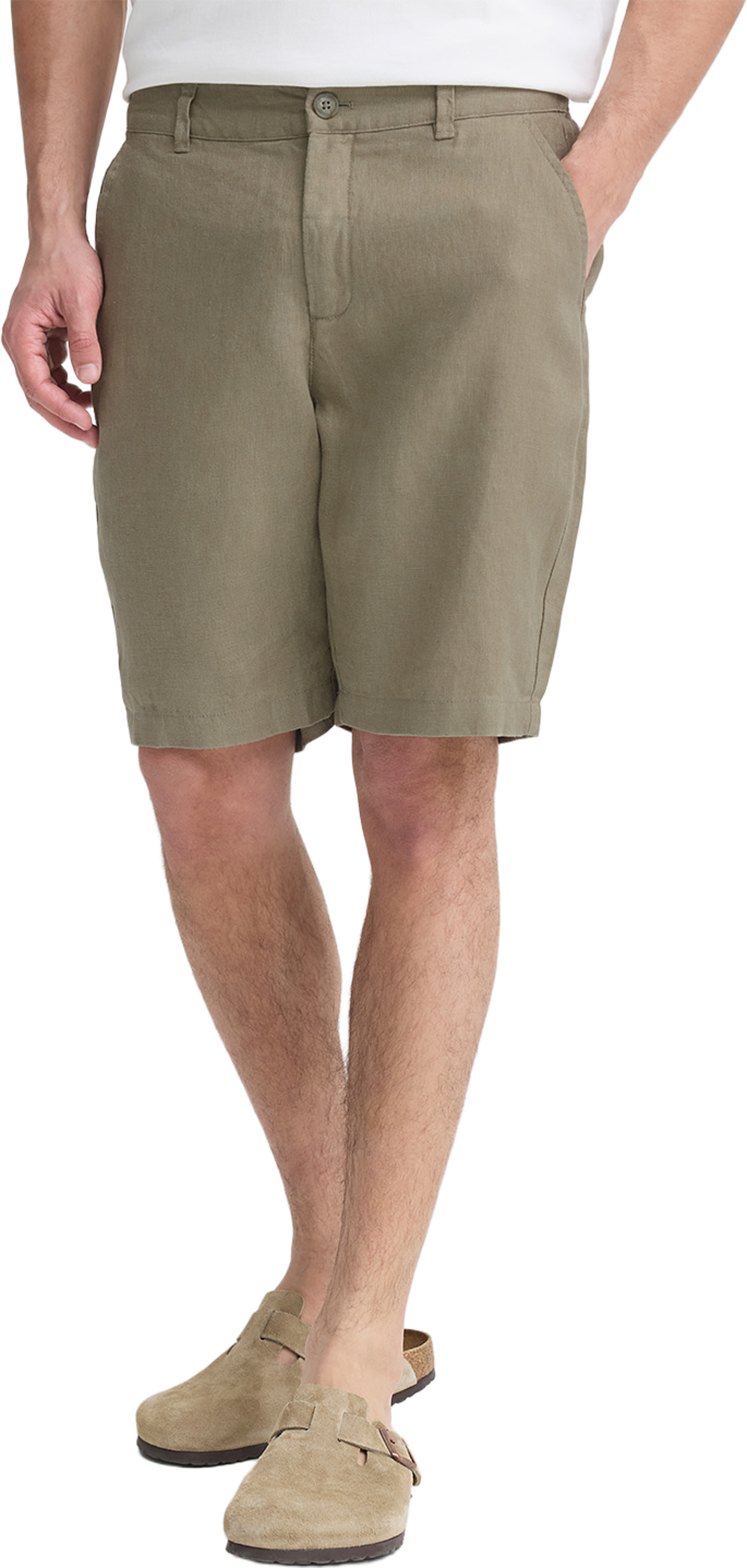 CFPANDRUP 100% linen shorts Short, från Casual Friday, i färgen Mermaid. Klicka för att öppna bilden i stort format