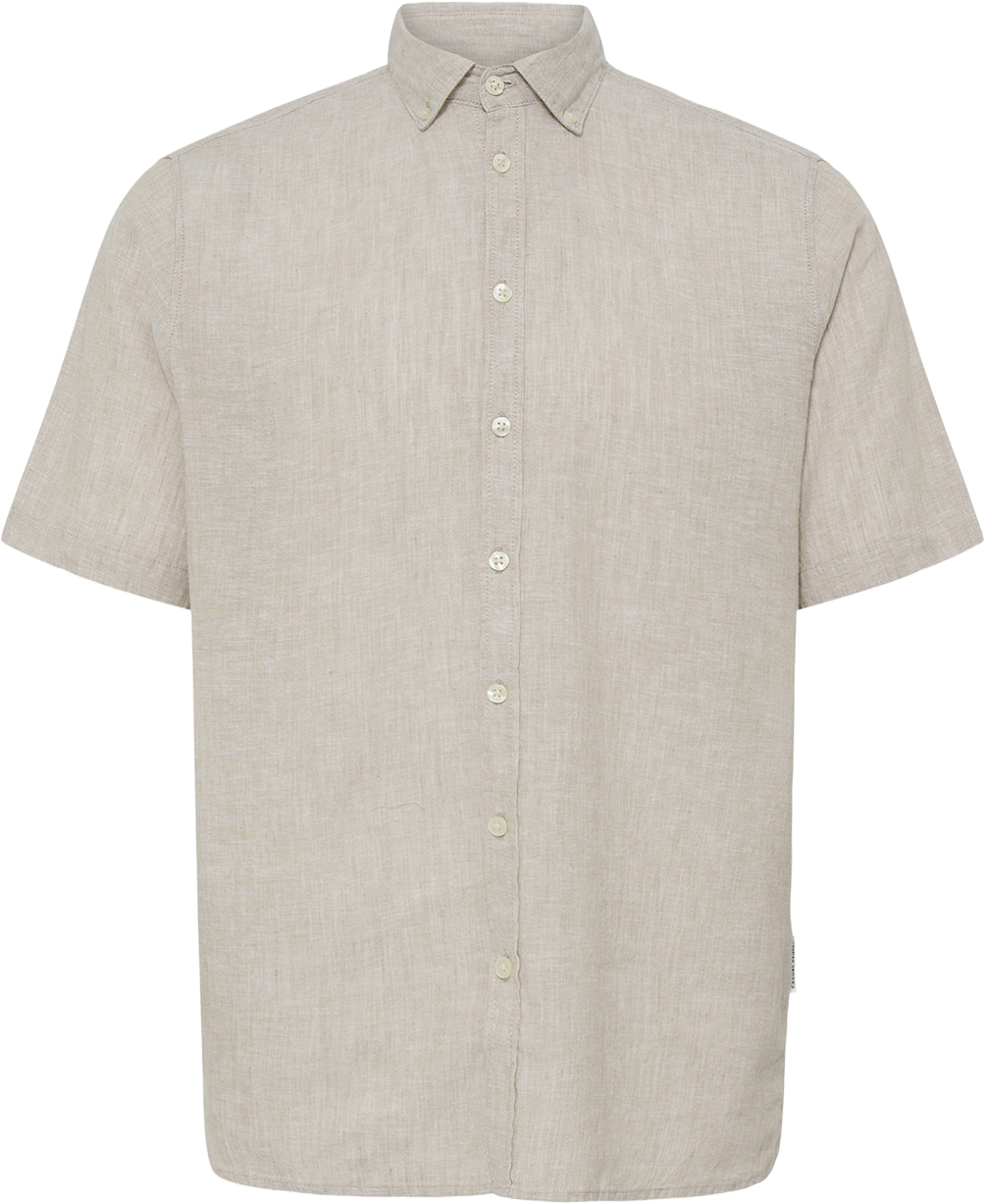 CFANTON 0071 SS 100% linen shirt Shirt, från Casual Friday, i färgen Plaza Taupe Melange. Klicka för att öppna bilden i stort format