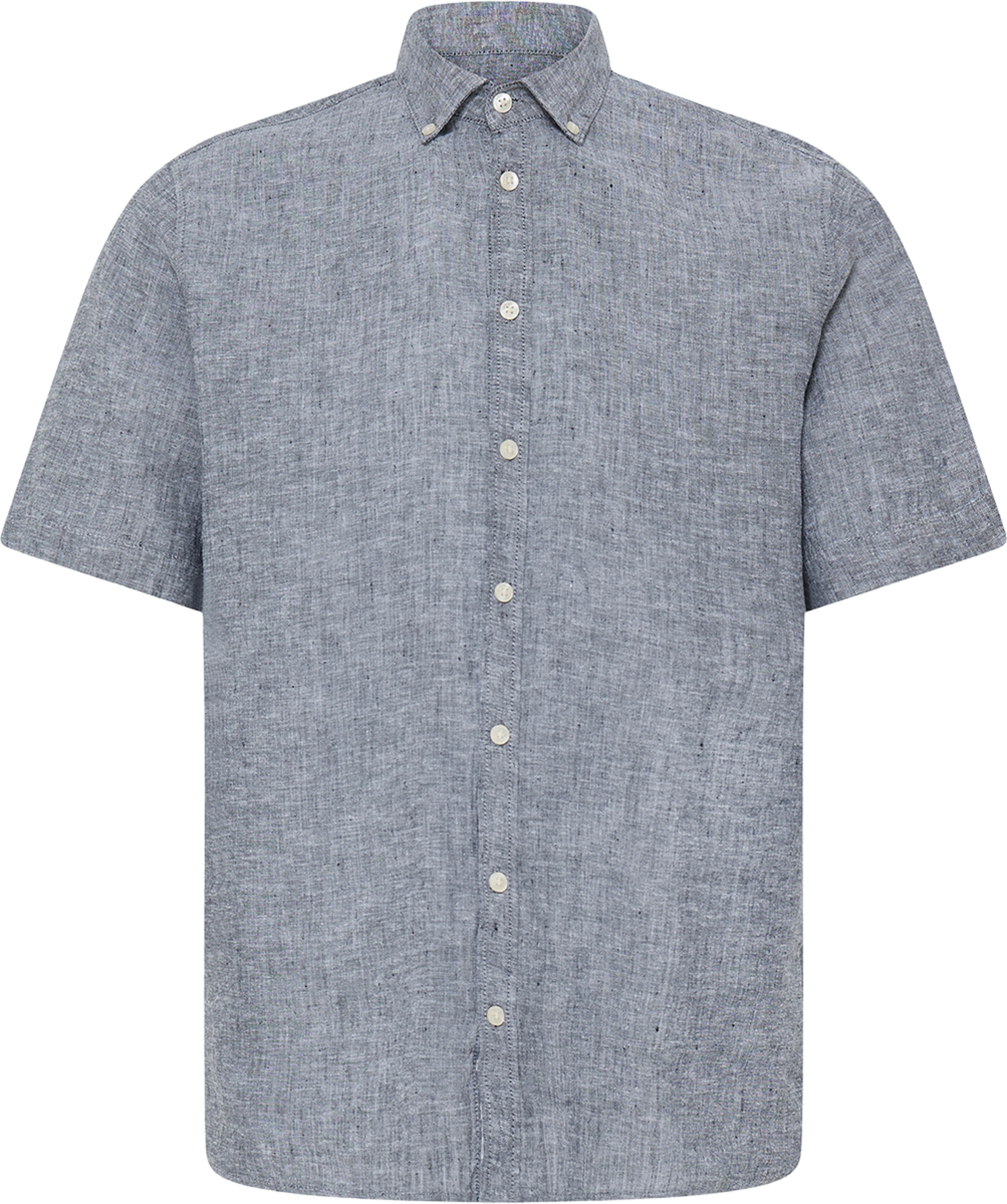 CFANTON 0071 SS 100% linen shirt Shirt, från Casual Friday, i färgen Dark Navy. Klicka för att öppna bilden i stort format