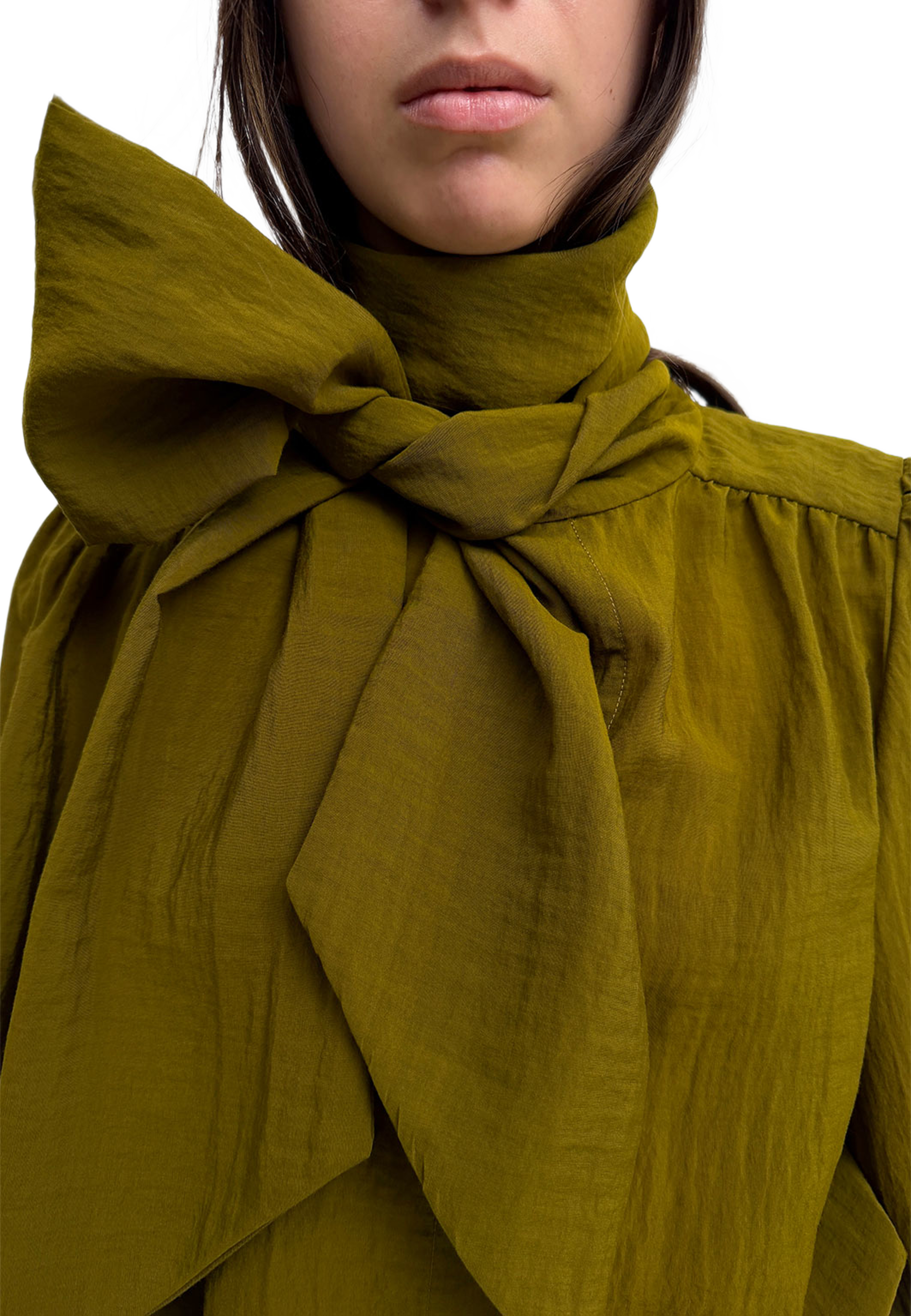 Anya Airy Solid, från Rodebjer, i färgen Mud Green. Klicka för att öppna bilden i stort format