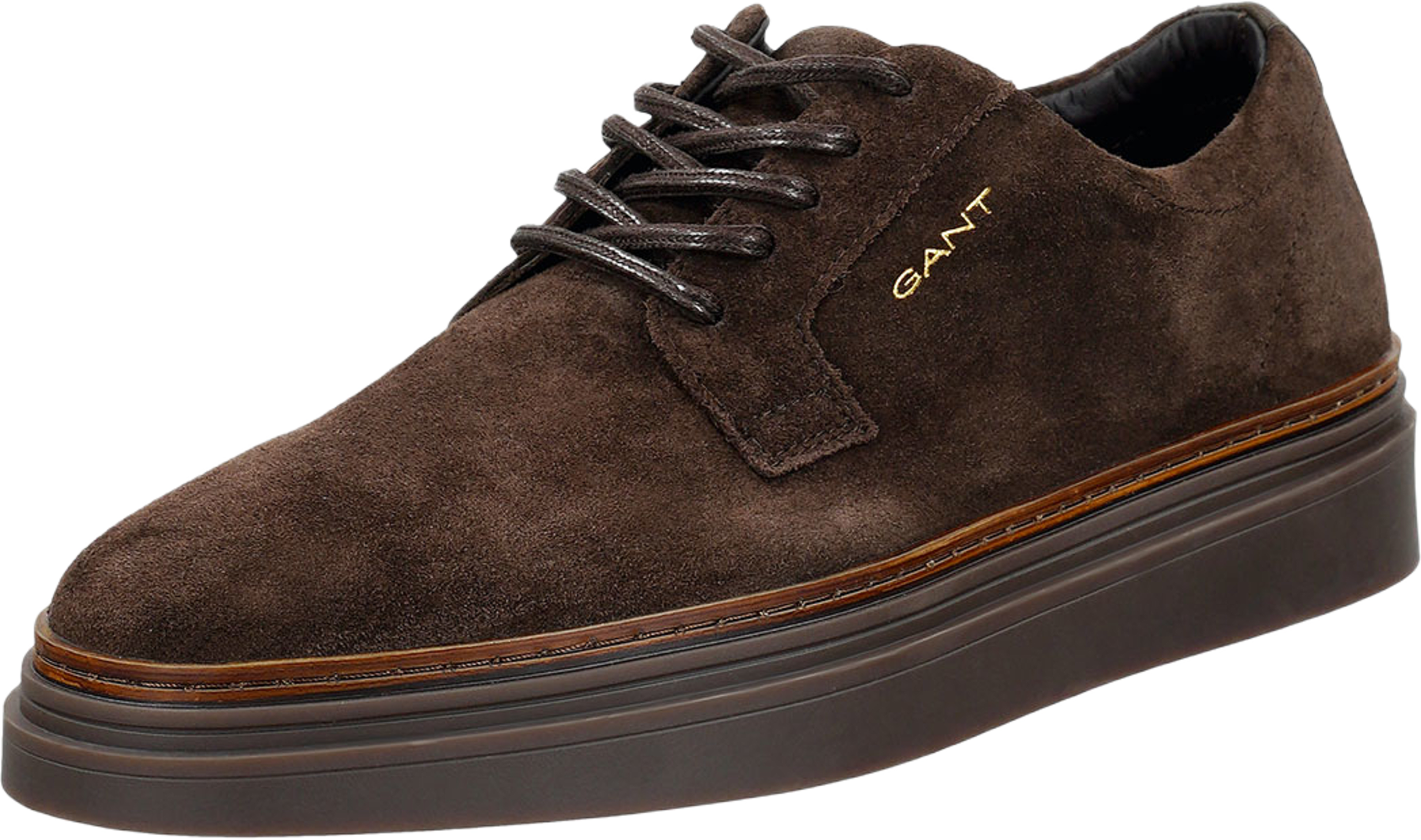 Kinzoon Low Lace Shoe, från GANT, i färgen Espresso Brown. Klicka för att öppna bilden i stort format