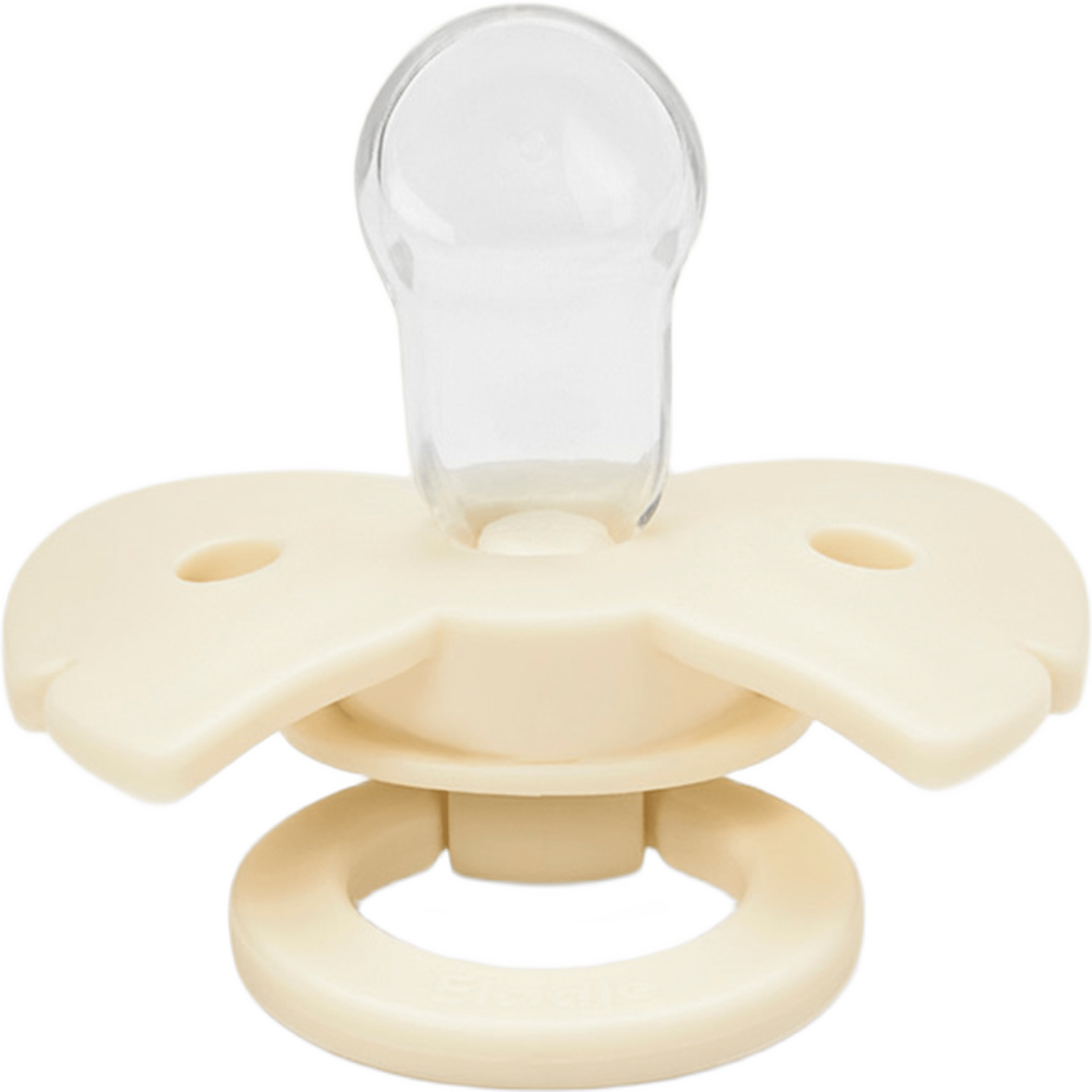 Napp Binky Bow 0-6m Oat White, från Elodie Details, i färgen Oat White. Klicka för att öppna bilden i stort format