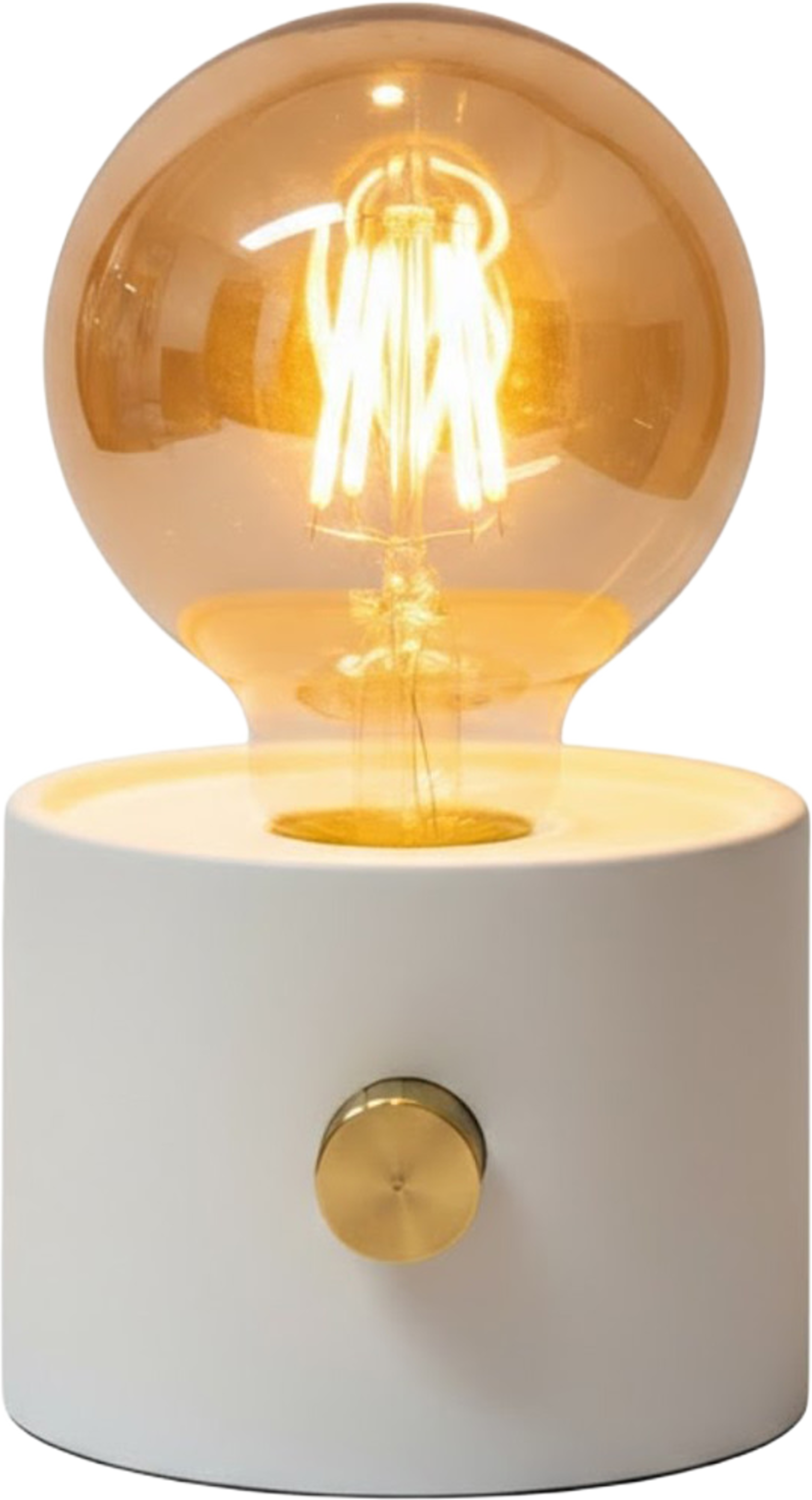No Cable Battery bordslampa, från Unison, i färgen White. Klicka för att öppna bilden i stort format