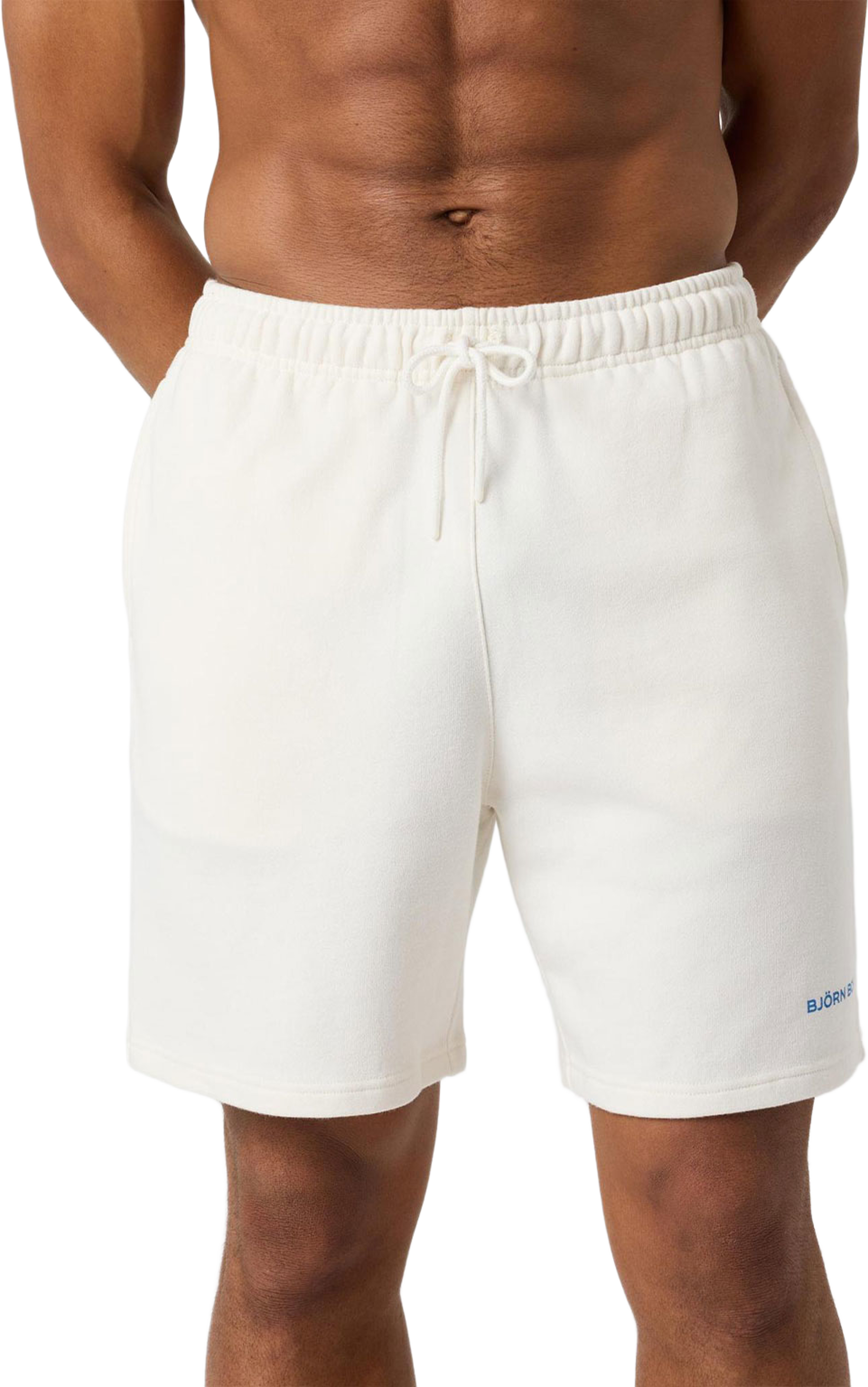 Borg Classic Sweatshorts, från Björn Borg Sport, i färgen Tofu. Klicka för att öppna bilden i stort format
