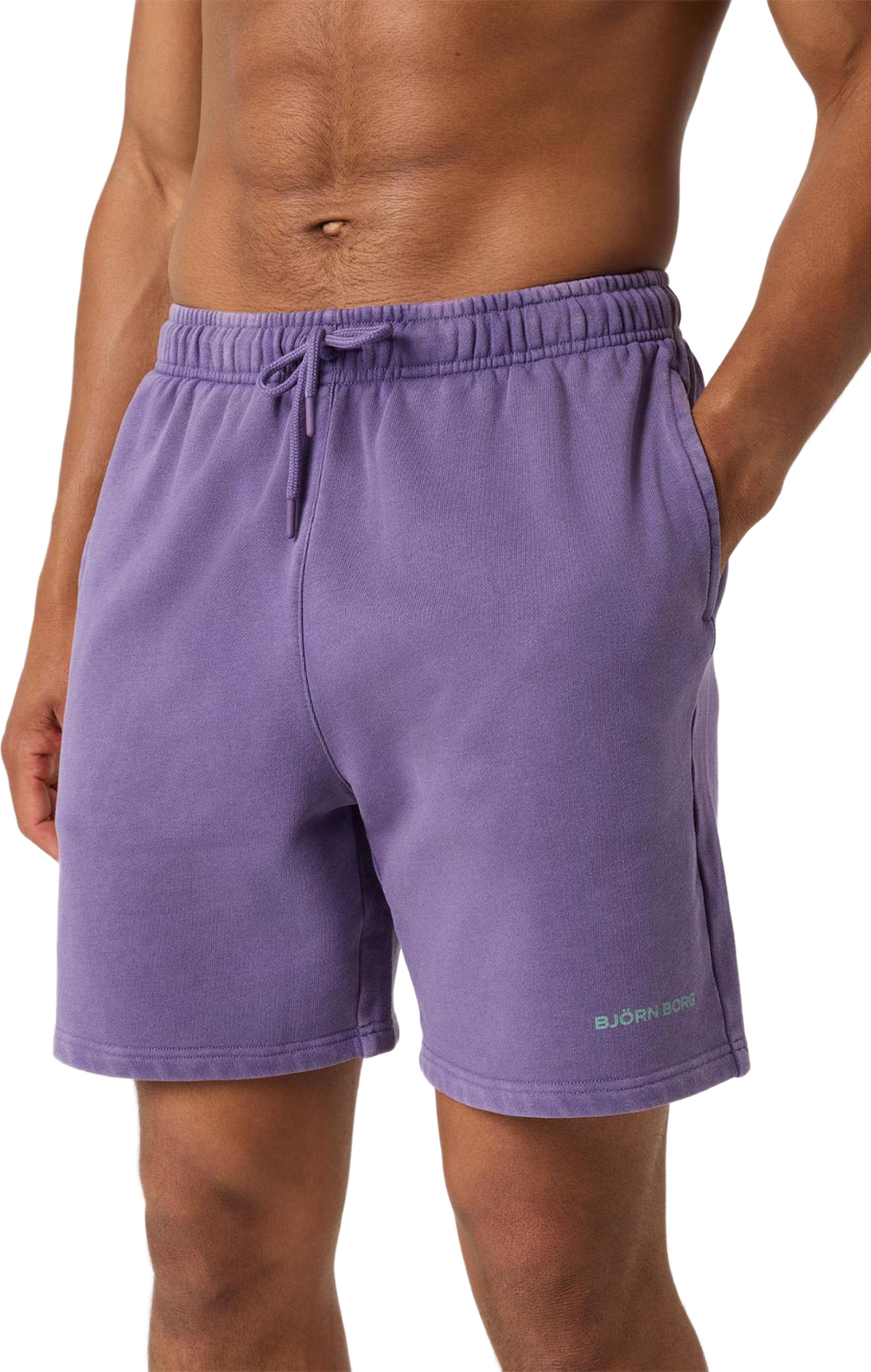 Borg Classic Sweatshorts, från Björn Borg Sport, i färgen Mystical. Klicka för att öppna bilden i stort format