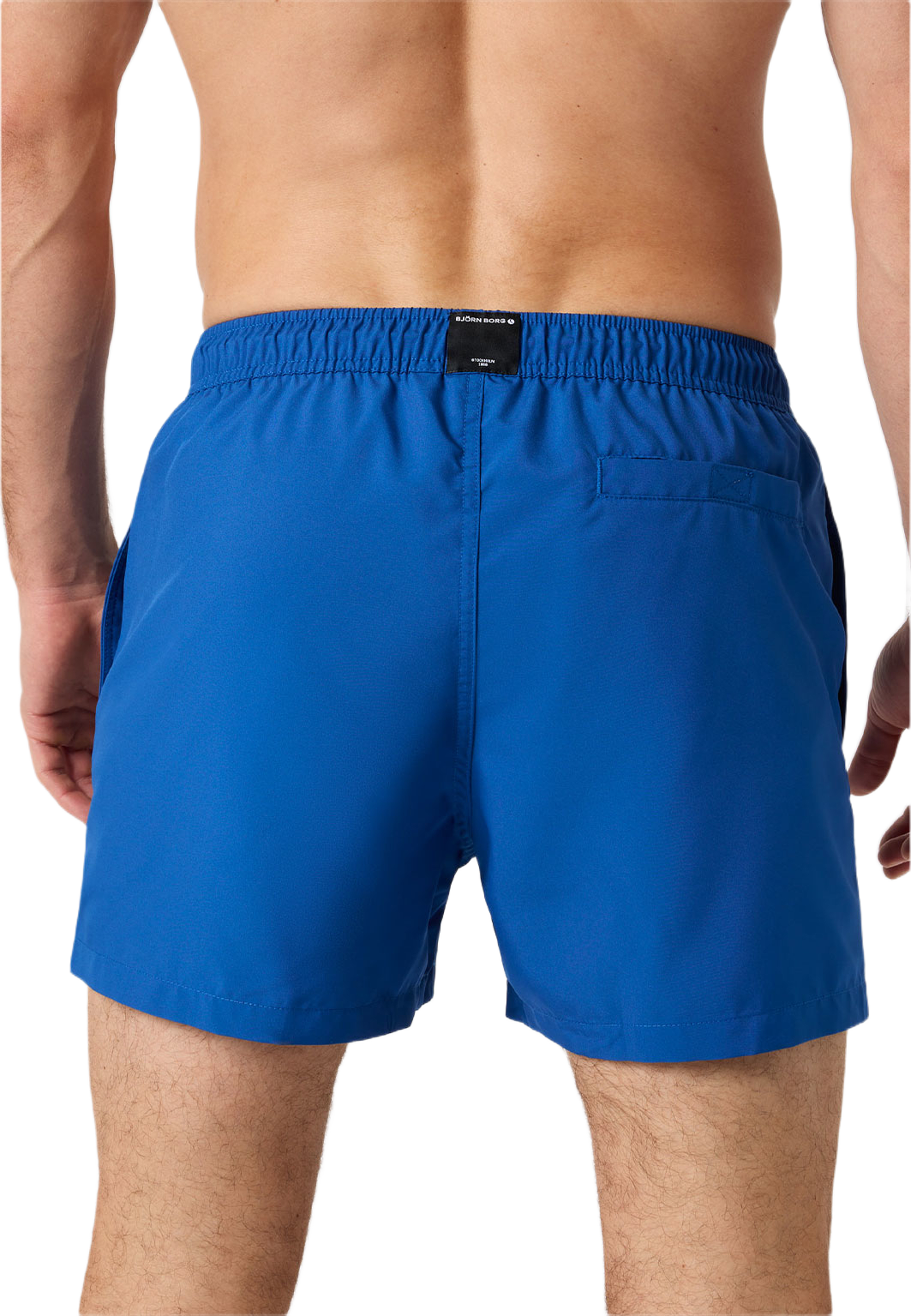 Borg Solid Swim Shorts, från Björn Borg, i färgen Monaco Blue. Klicka för att öppna bilden i stort format