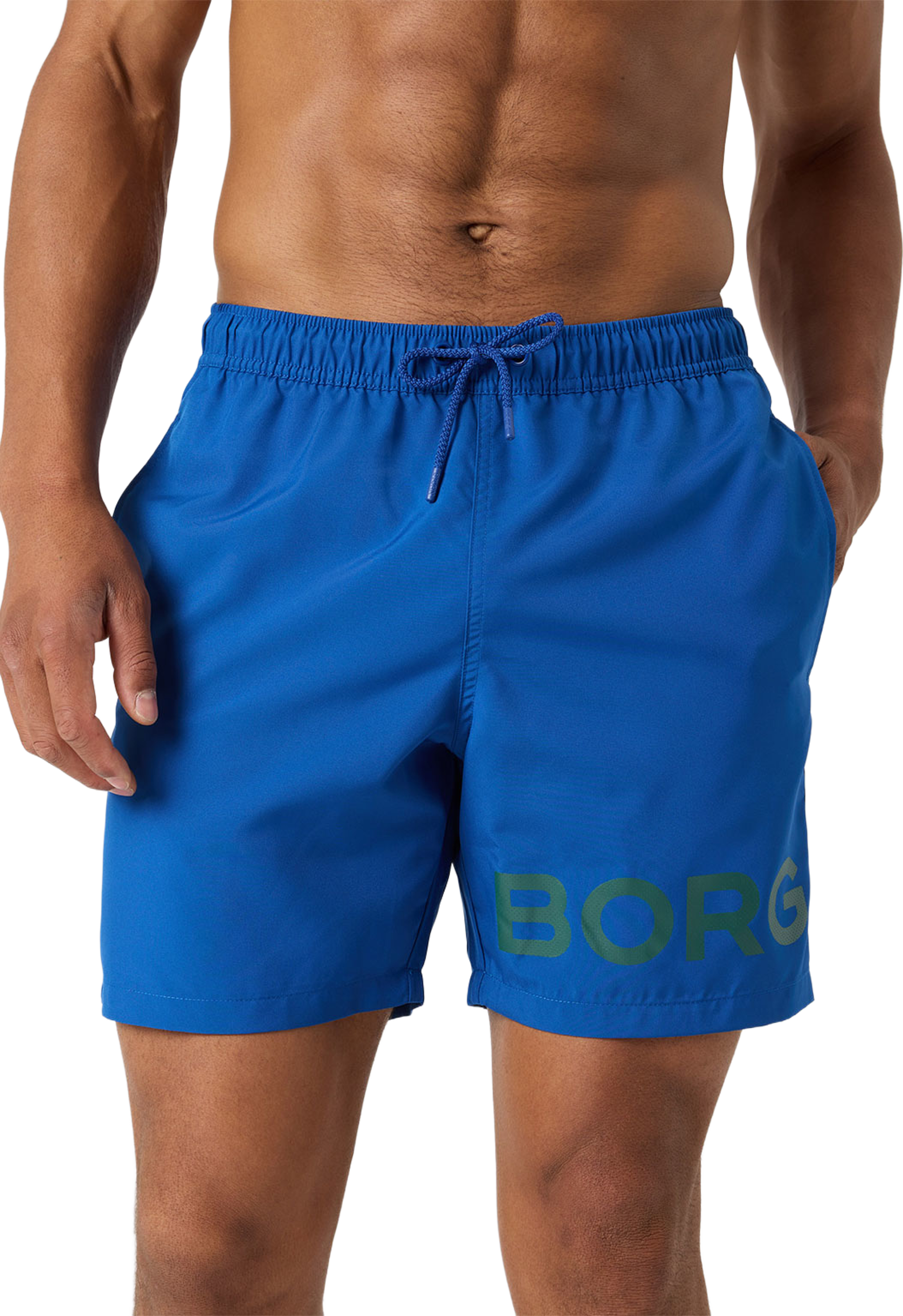 Borg Swim Shorts, från Björn Borg, i färgen Monaco Blue. Klicka för att öppna bilden i stort format