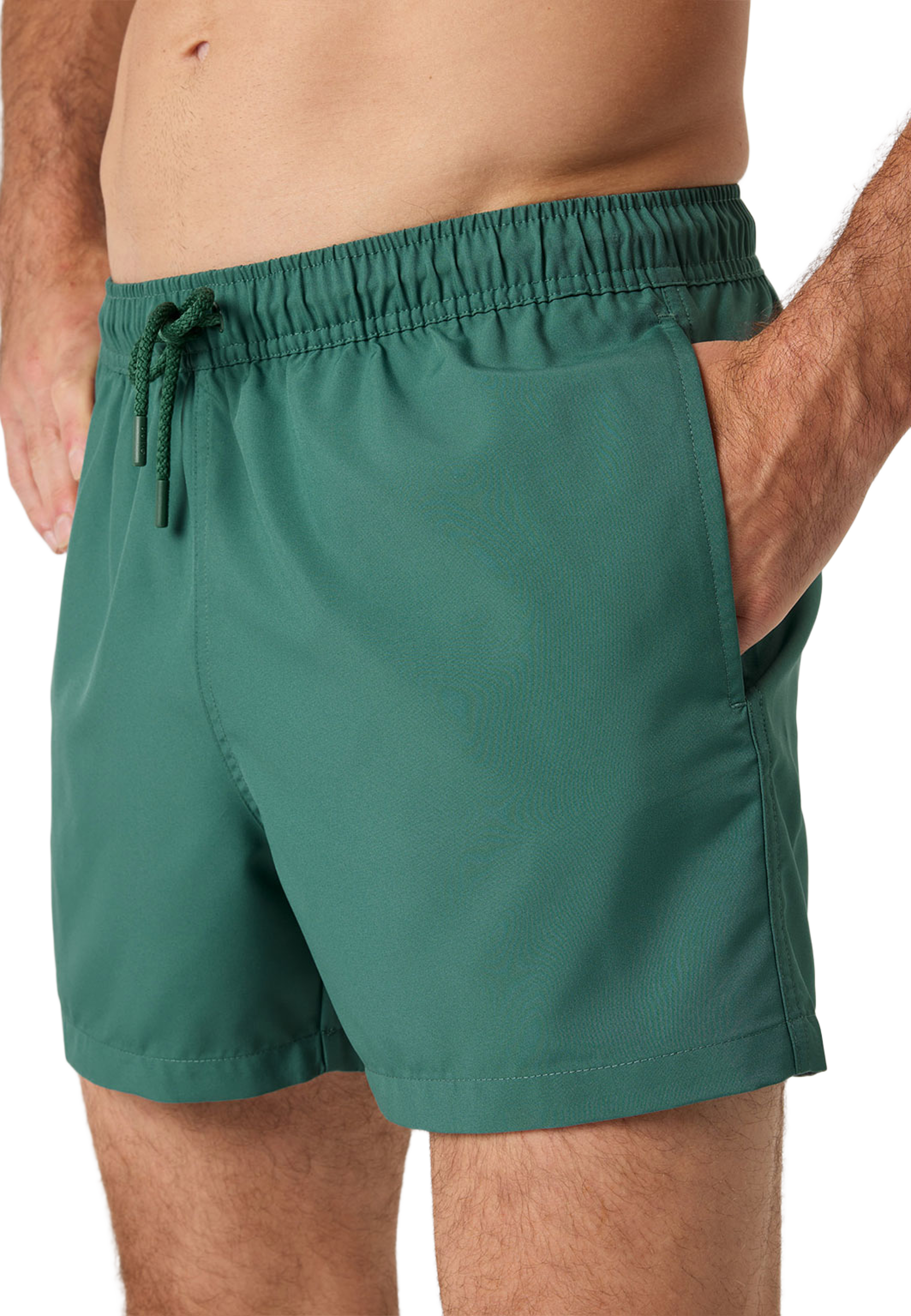 Borg Solid Swim Shorts, från Björn Borg, i färgen Mallard Green. Klicka för att öppna bilden i stort format