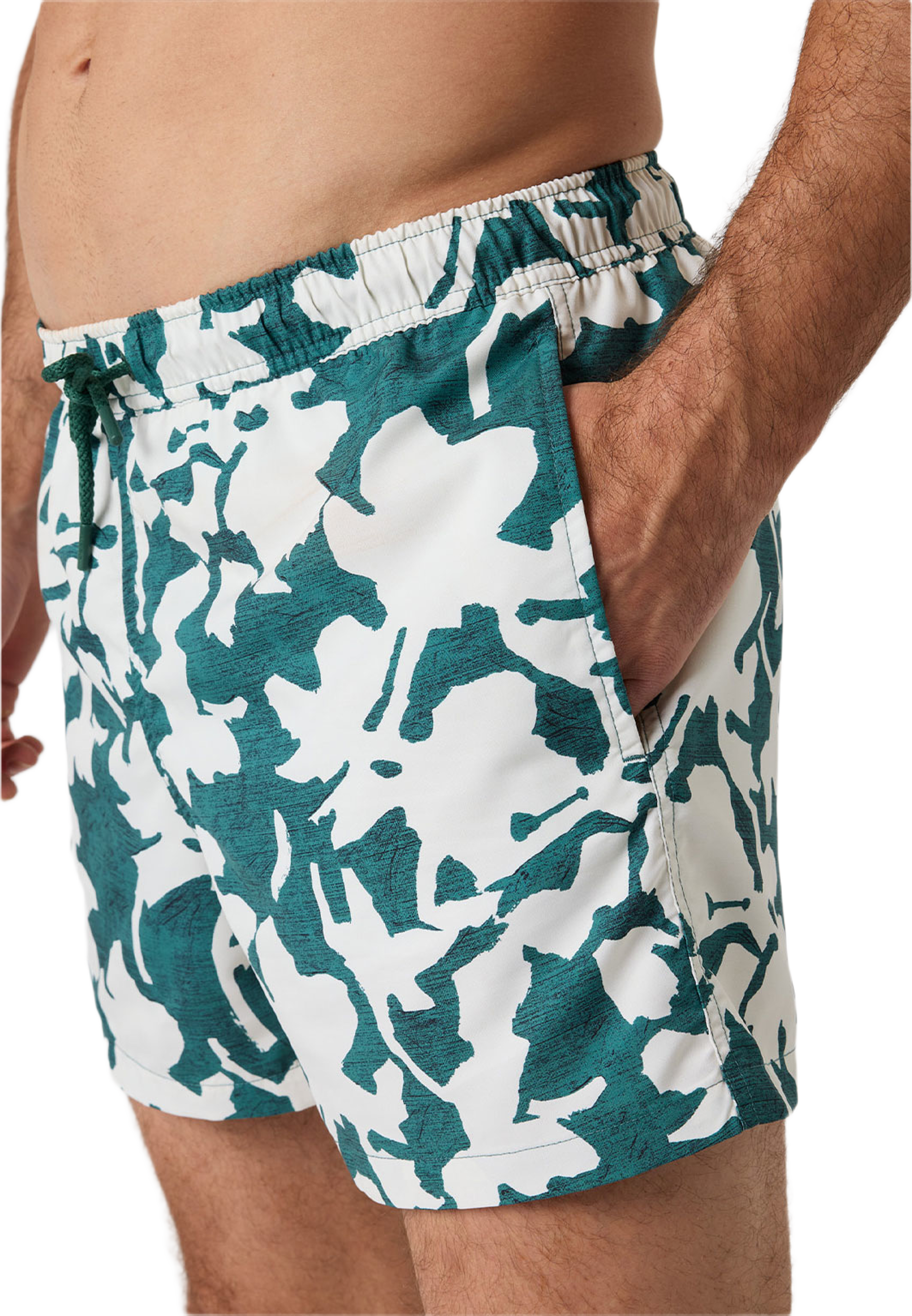 Borg Print Swim Shorts, från Björn Borg, i färgen Bb Mediterranean 1. Klicka för att öppna bilden i stort format