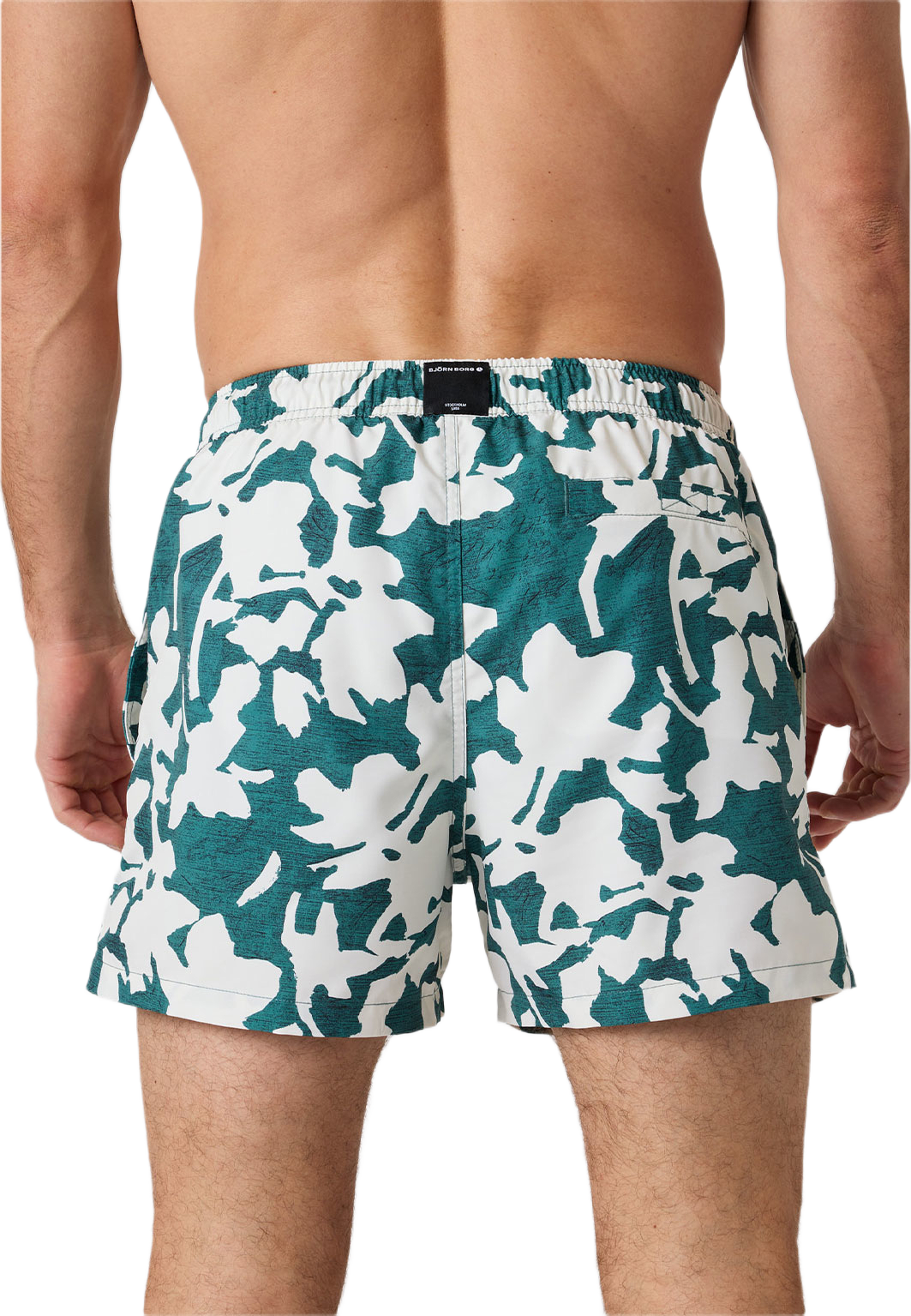 Borg Print Swim Shorts, från Björn Borg, i färgen Bb Mediterranean 1. Klicka för att öppna bilden i stort format