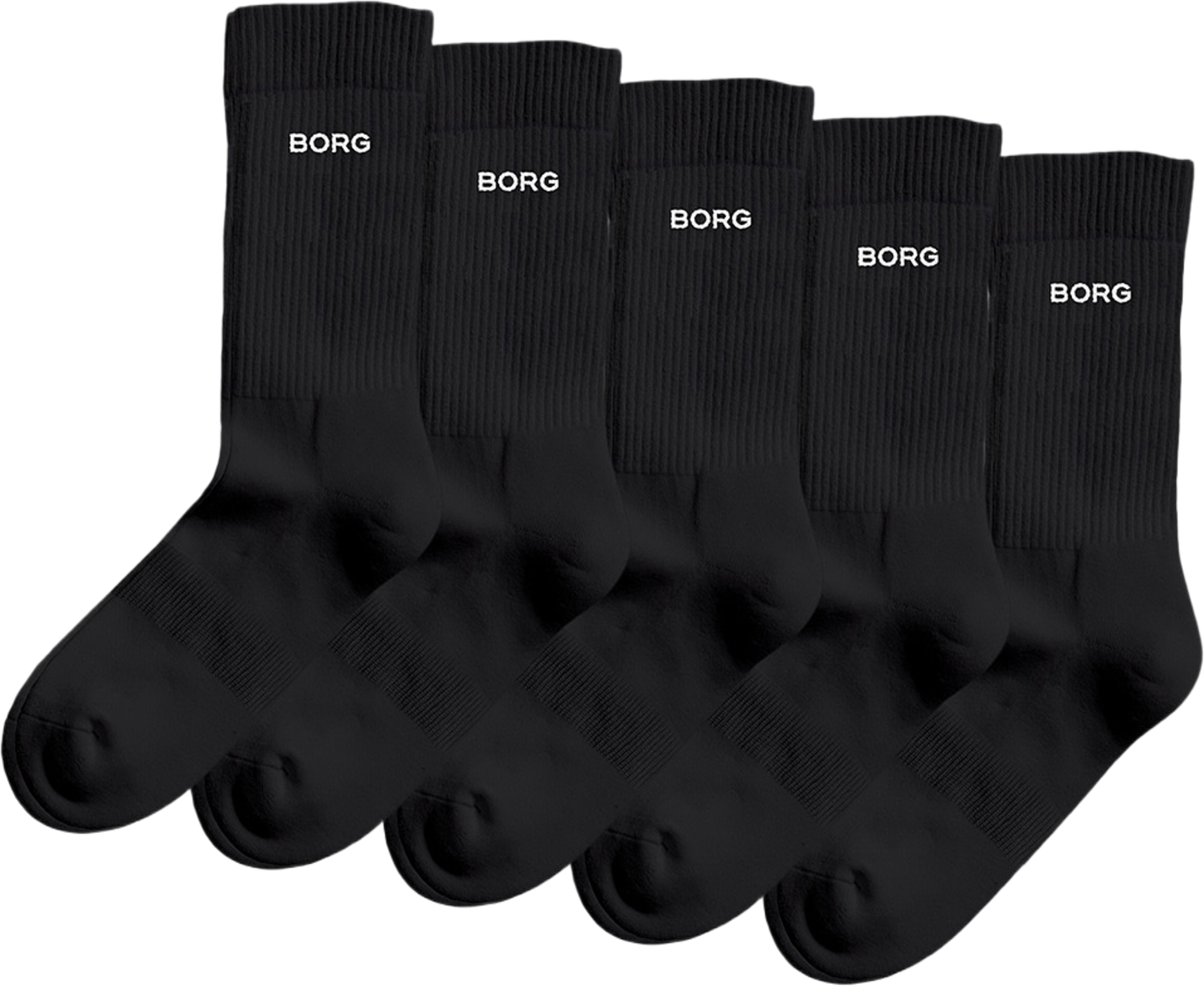 Essential Crew Sock 5-pack, från Björn Borg, i färgen Multipack 2. Klicka för att öppna bilden i stort format