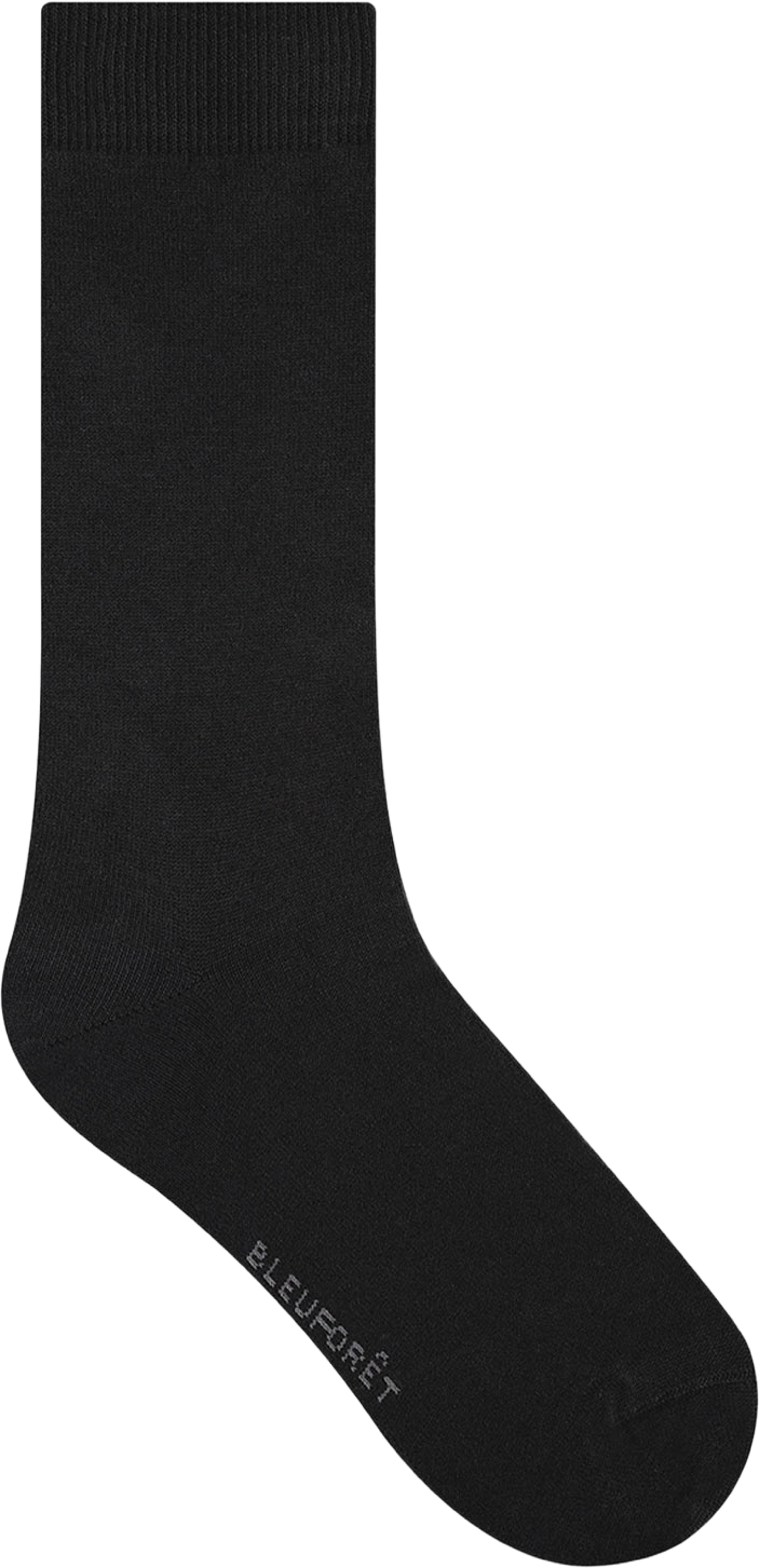 Socka i egyptisk bomull & kashmir, från BleuForêt, i färgen Noir. Klicka för att öppna bilden i stort format